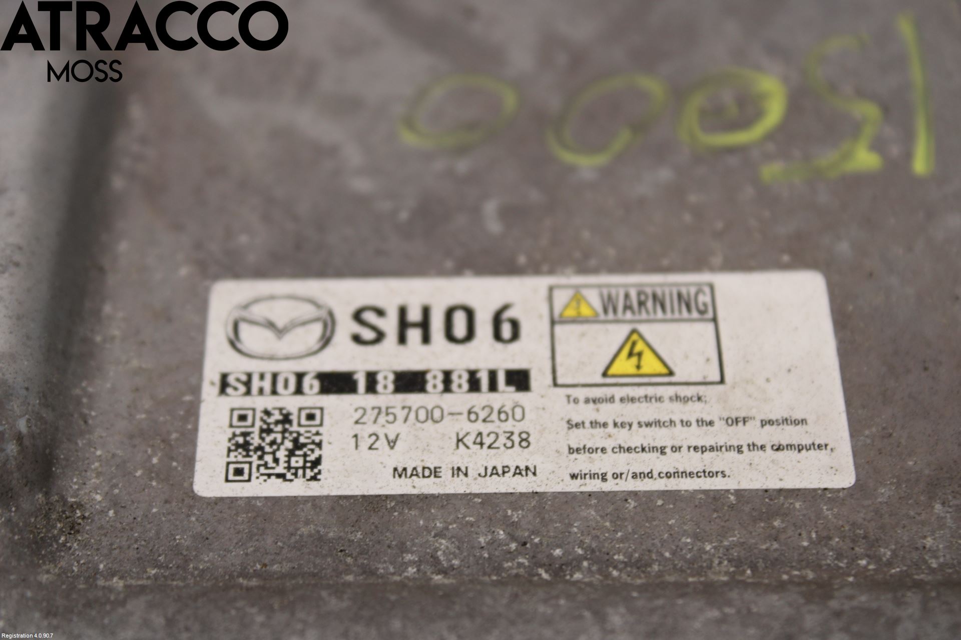 Mazda 6 13- Styreenhet Innsprøytning