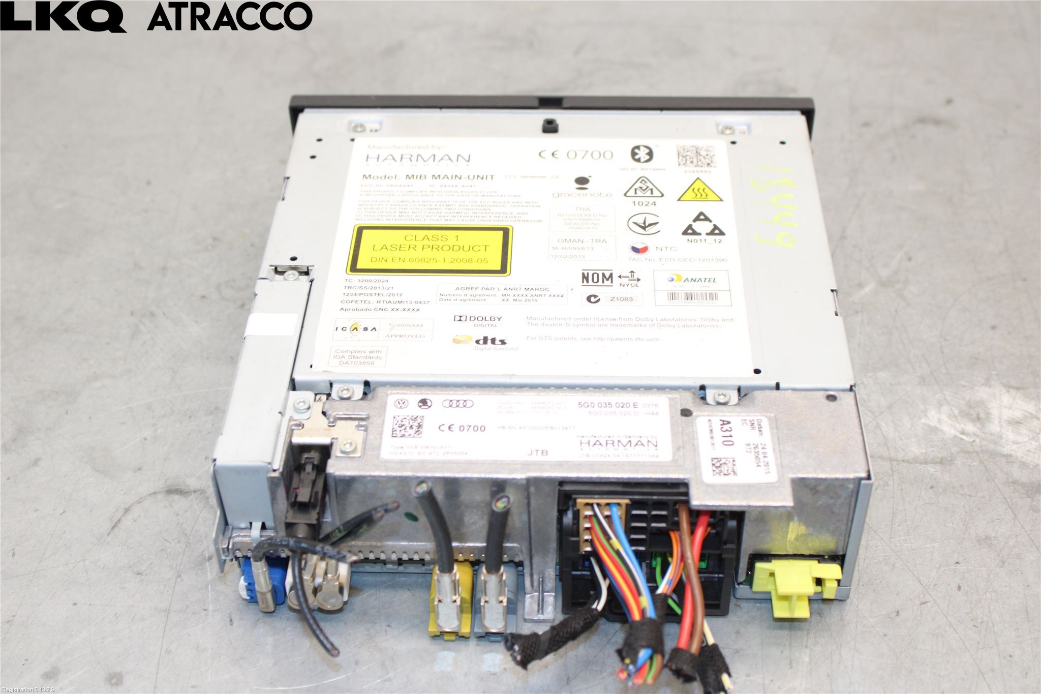 Volkswagen VW GOLF / E-GOLF VII 13-20 Stereo Radio