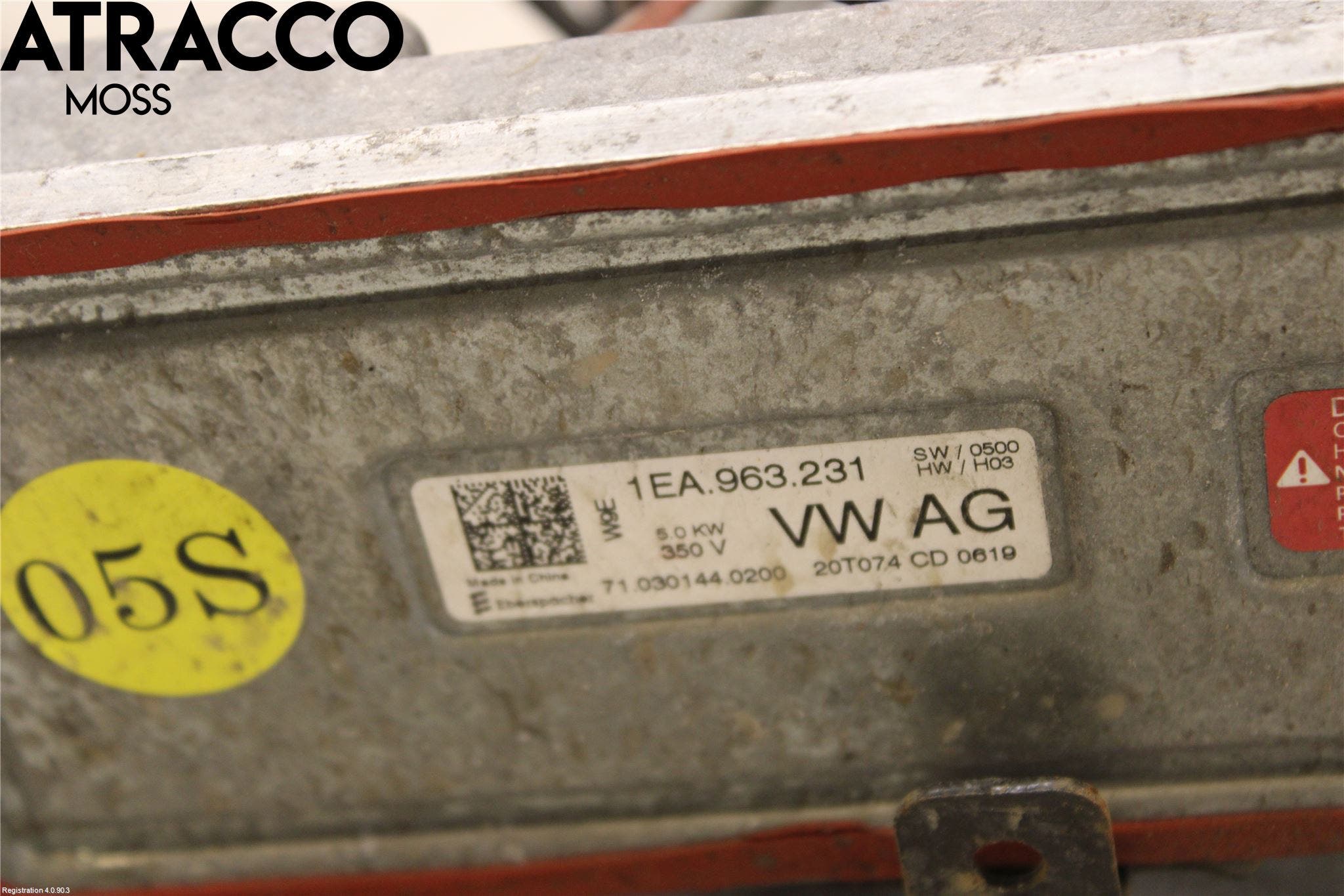 Volkswagen VW ID.3 21- Värme Cellpaket/Elektriskt