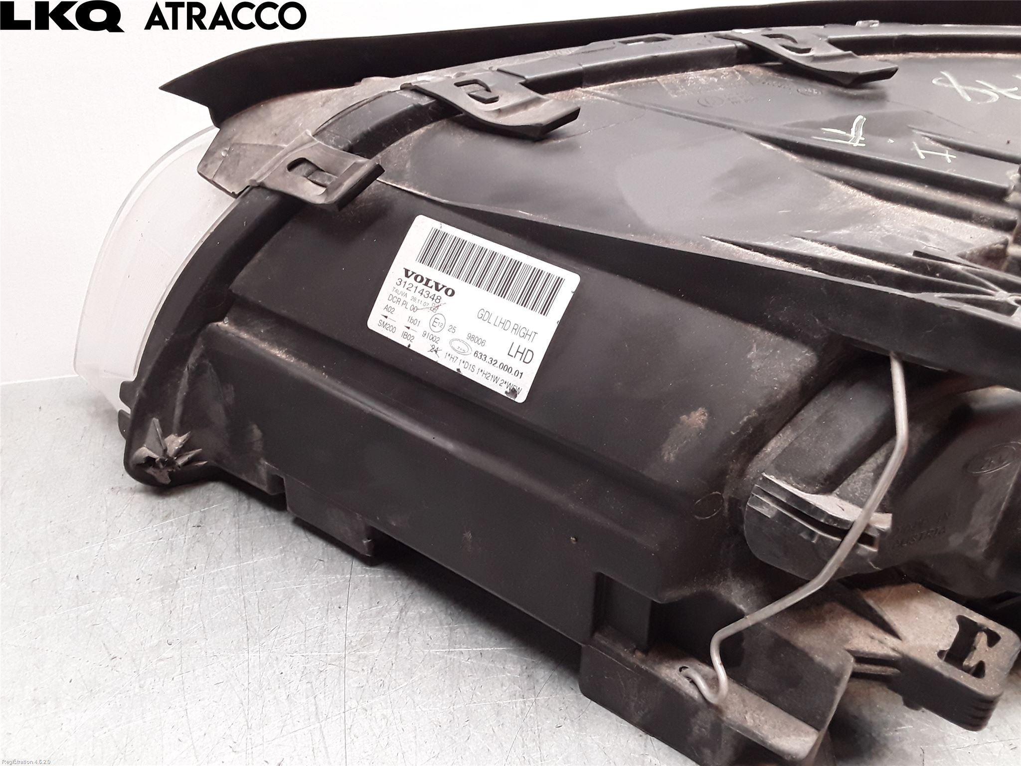 Volvo V70 08-13 Frontlykt Høyre