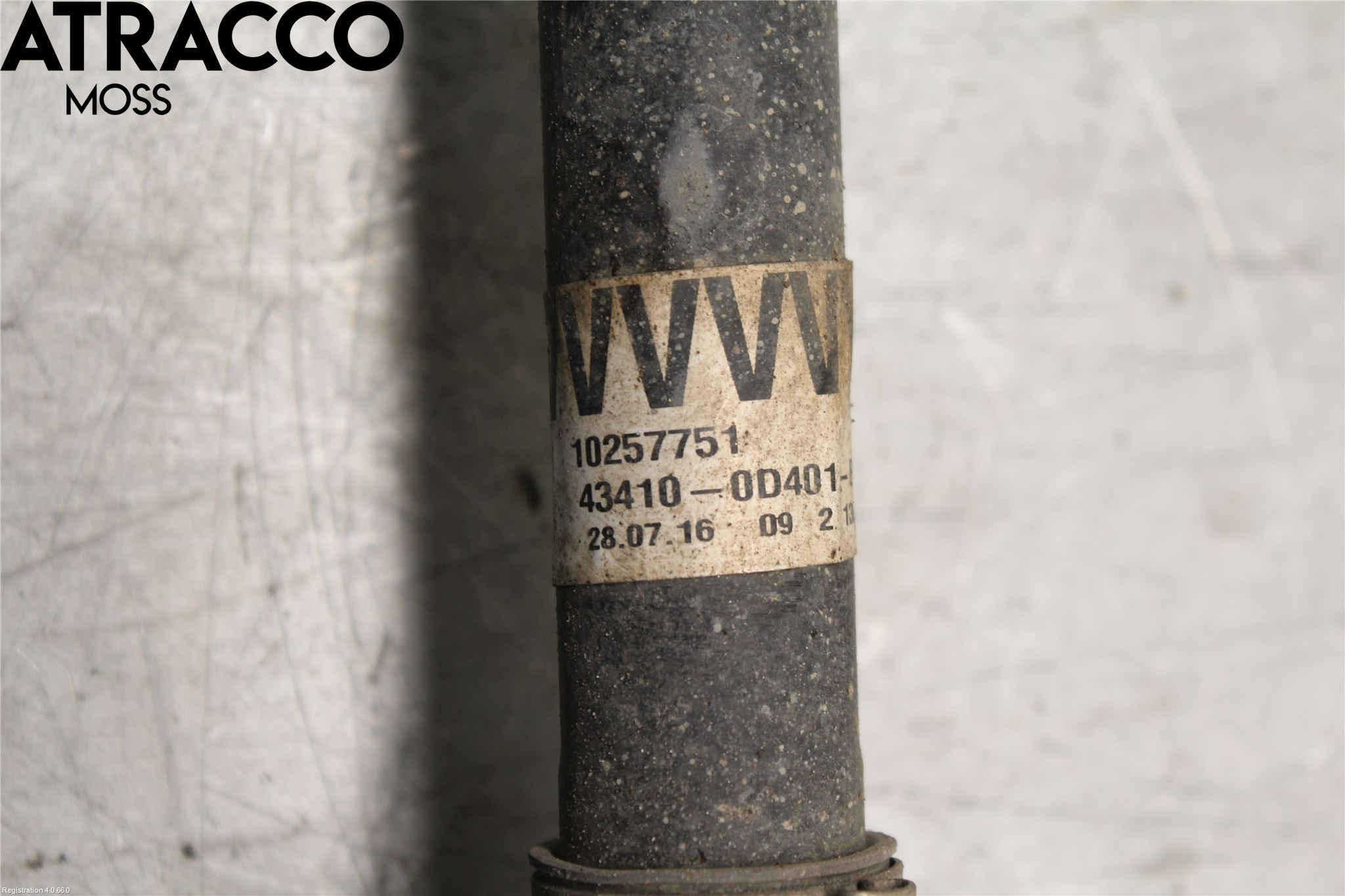 Toyota YARIS XP130 15-20 Drivaksel Foran Kompl Høyre