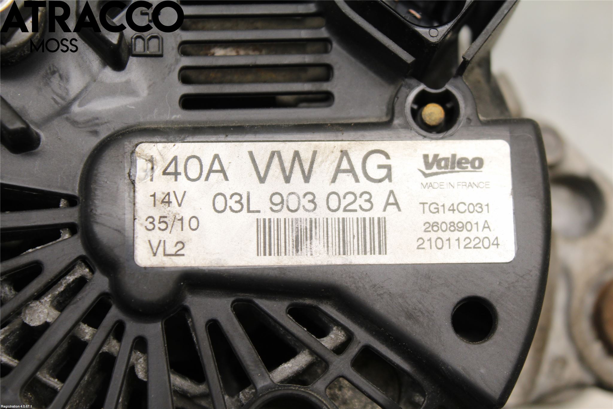 Volkswagen VW GOLF VI 09-13 Dynamo
