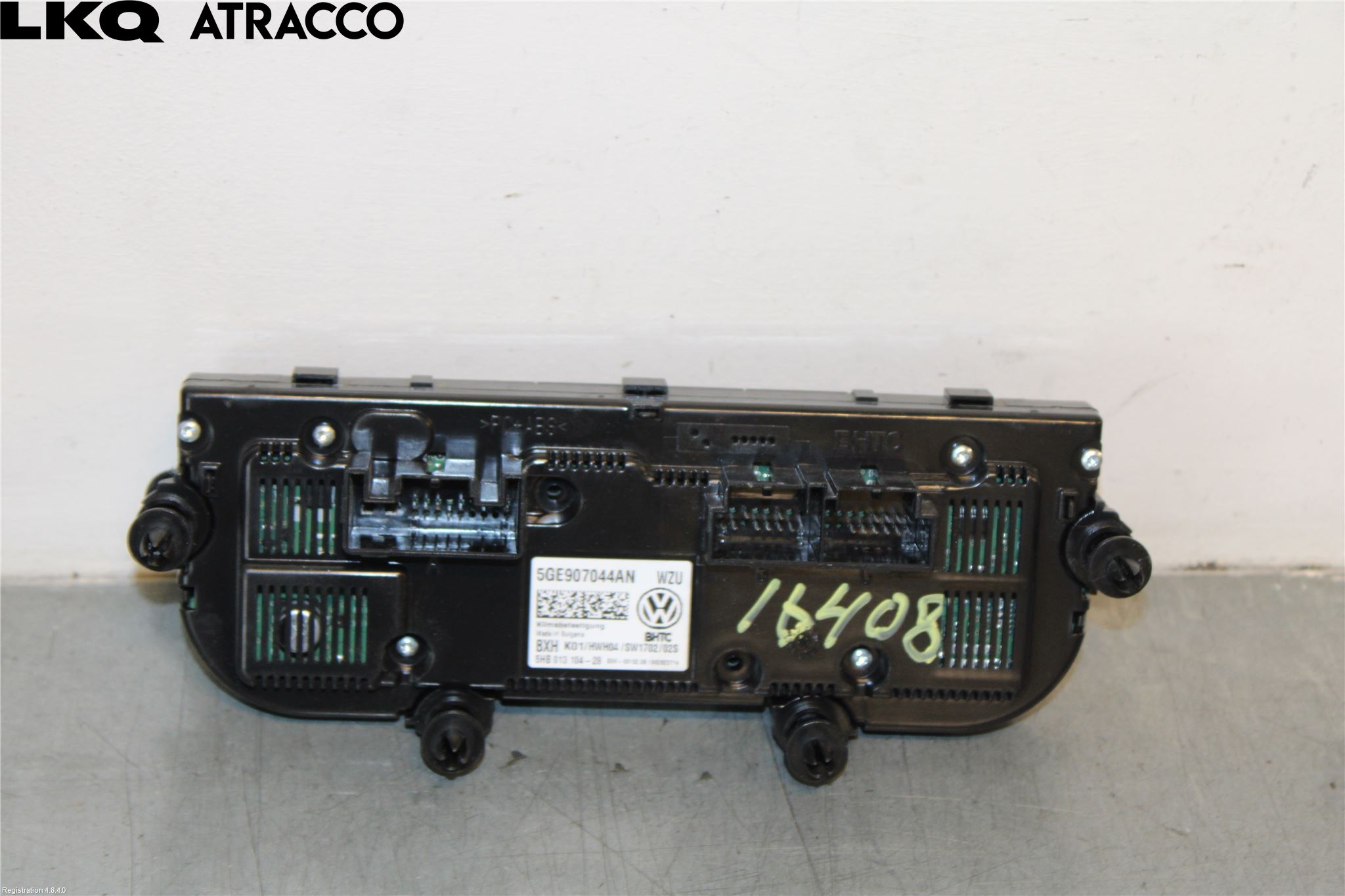 Volkswagen VW GOLF / E-GOLF VII 13-20 Varme Ac Betjening-Display