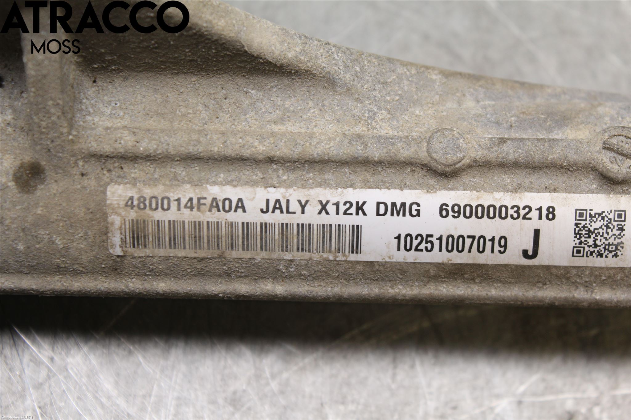 Nissan E-NV200/EVALIA Servo Snekke - Tannstang