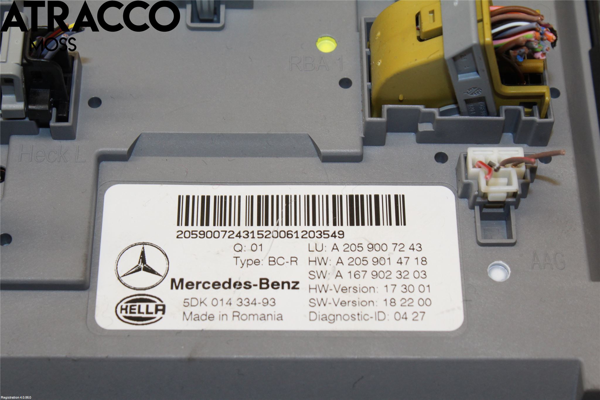 Mercedes-Benz MB EQC (N293) 20- Styreenhet Øvrig