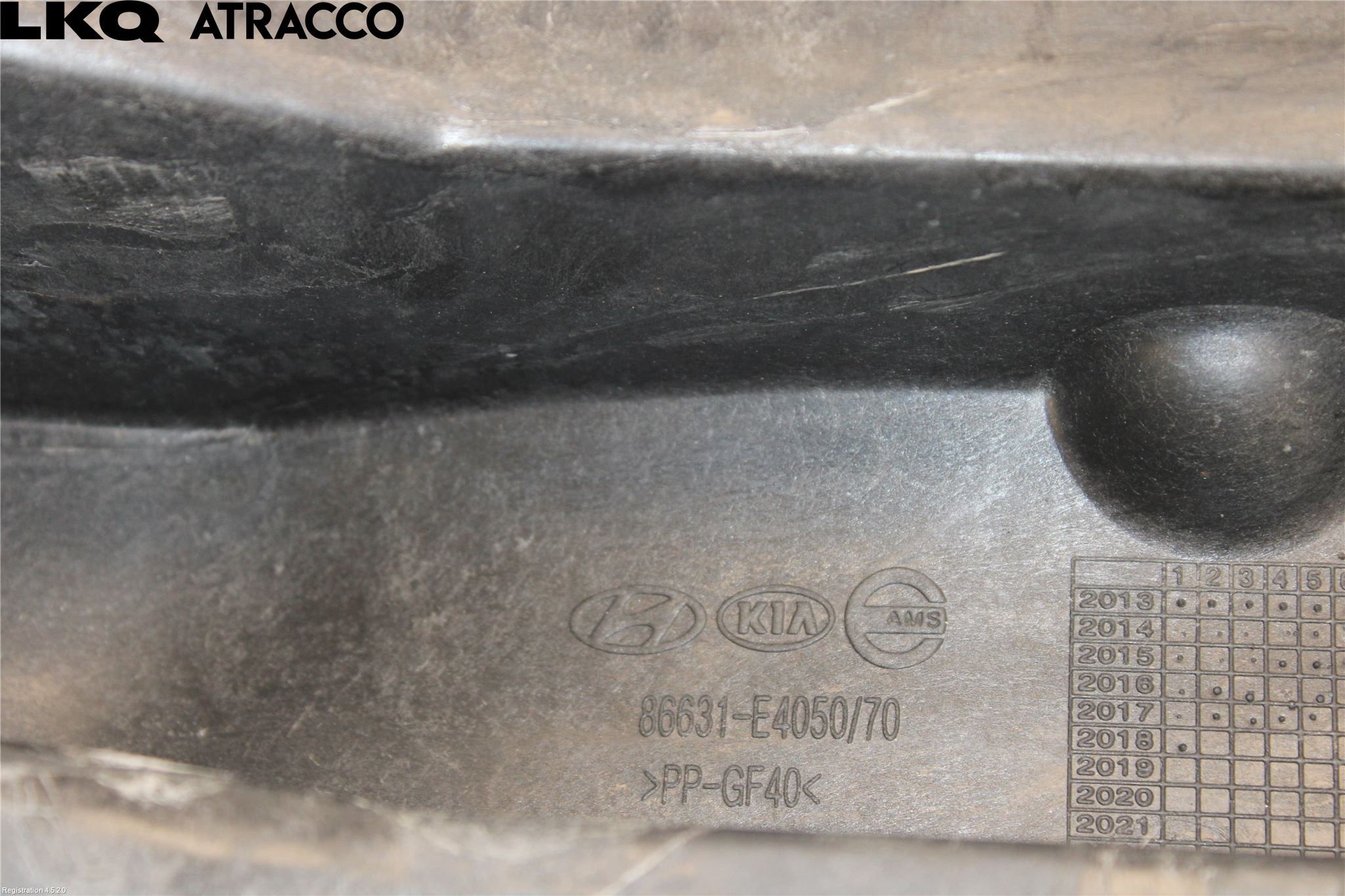 Kia SOUL 09- Støtfanger Bak Bjelke