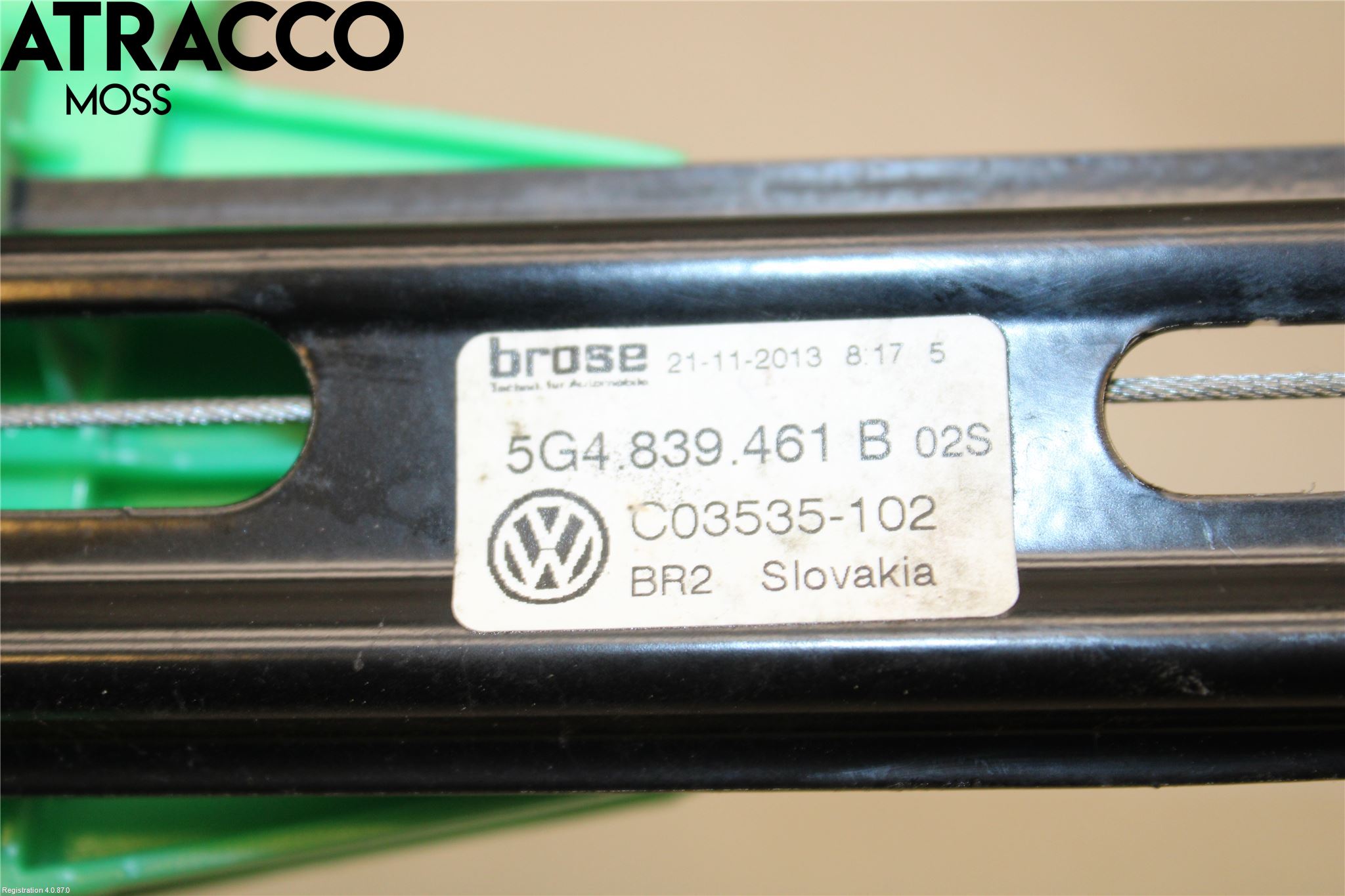 Volkswagen VW GOLF / E-GOLF VII 13-20 Vindusheis