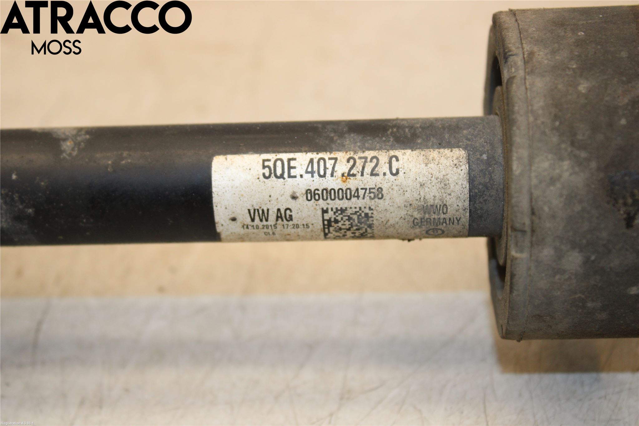 Volkswagen VW GOLF / E-GOLF VII 13-20 Drivaksel Foran Kompl Høyre