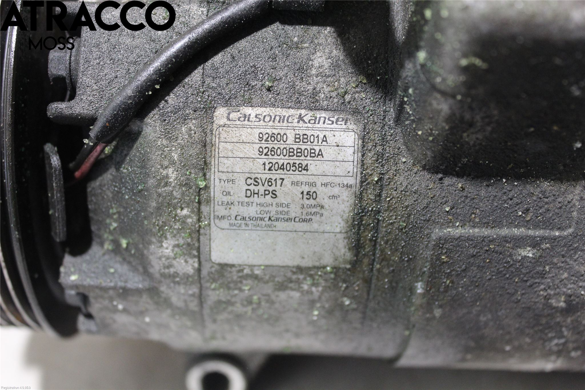 Nissan QASHQAI 10-14 Varme Ac Kompressor