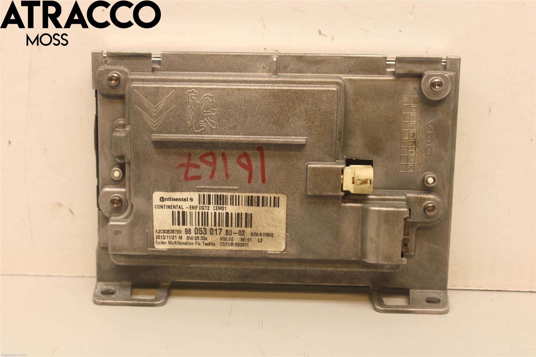 Peugeot 2008 13-20 Multifunktionsdisplay