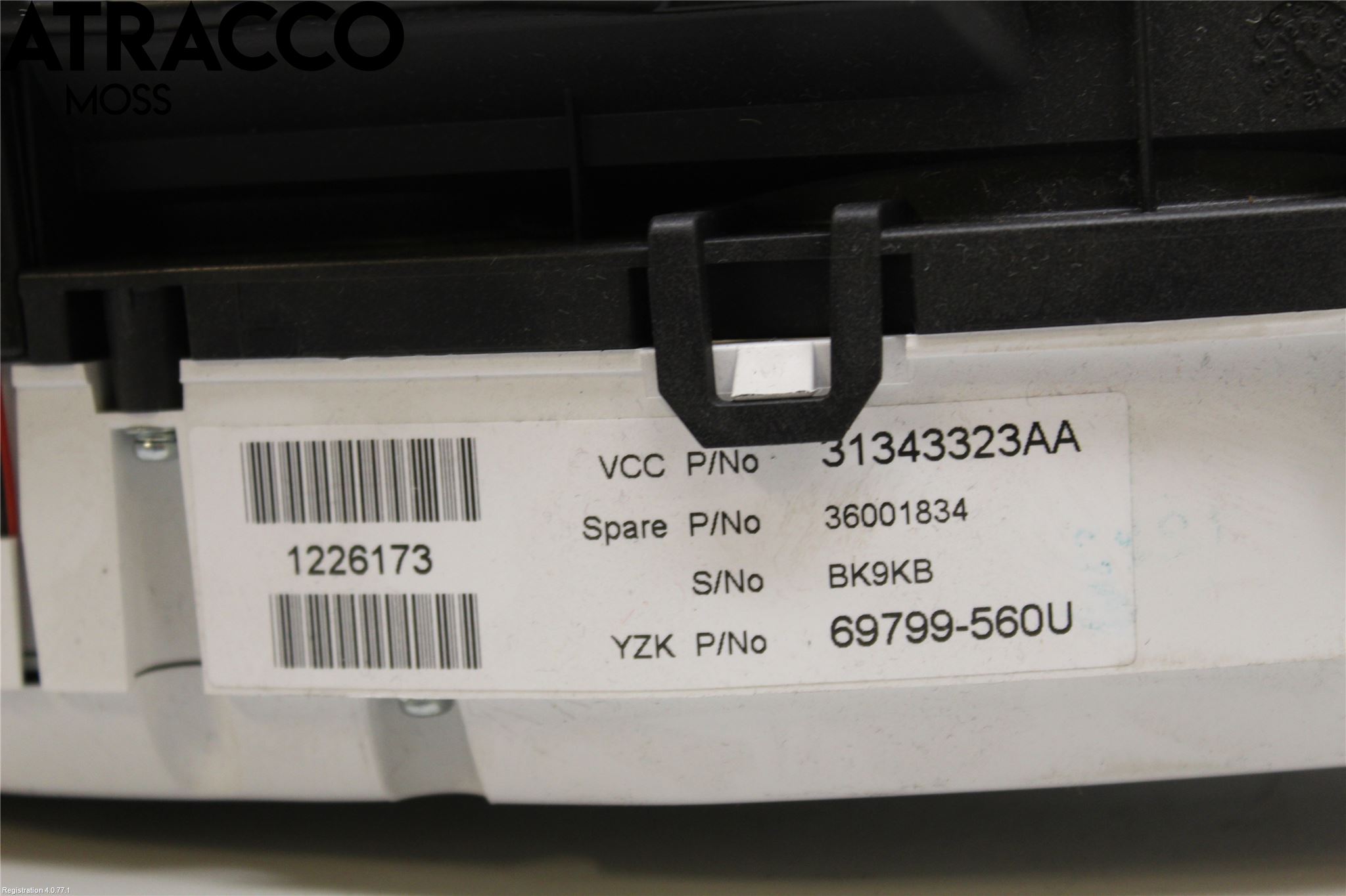 Volvo V60 11-13 Instr Kombinert