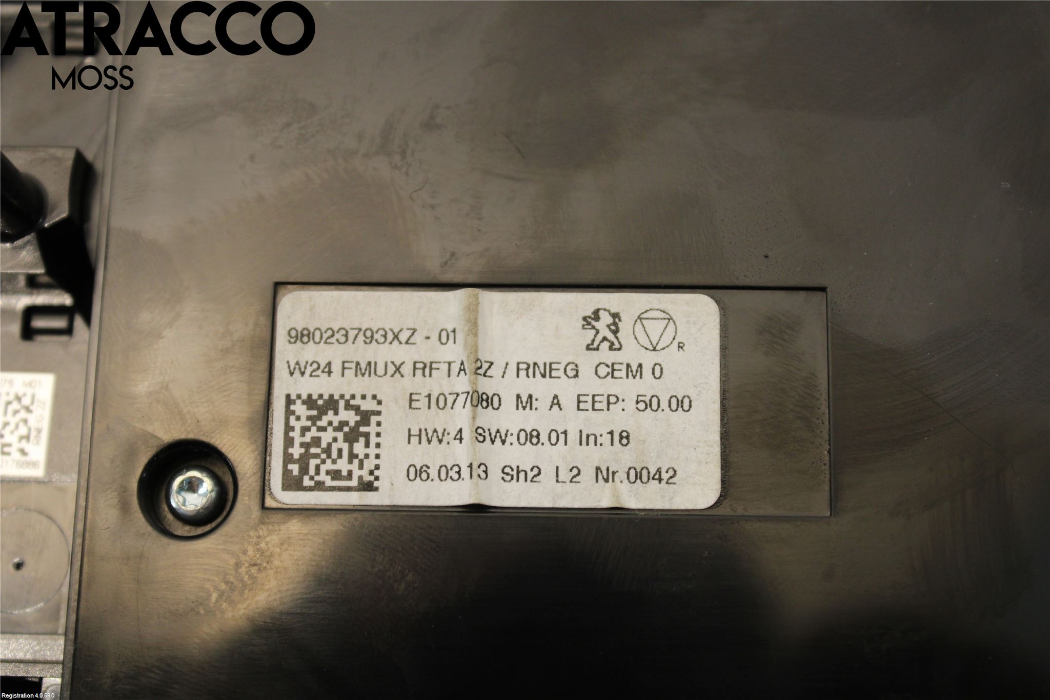 Peugeot 508 11-18 Varme Ac Betjening-Display