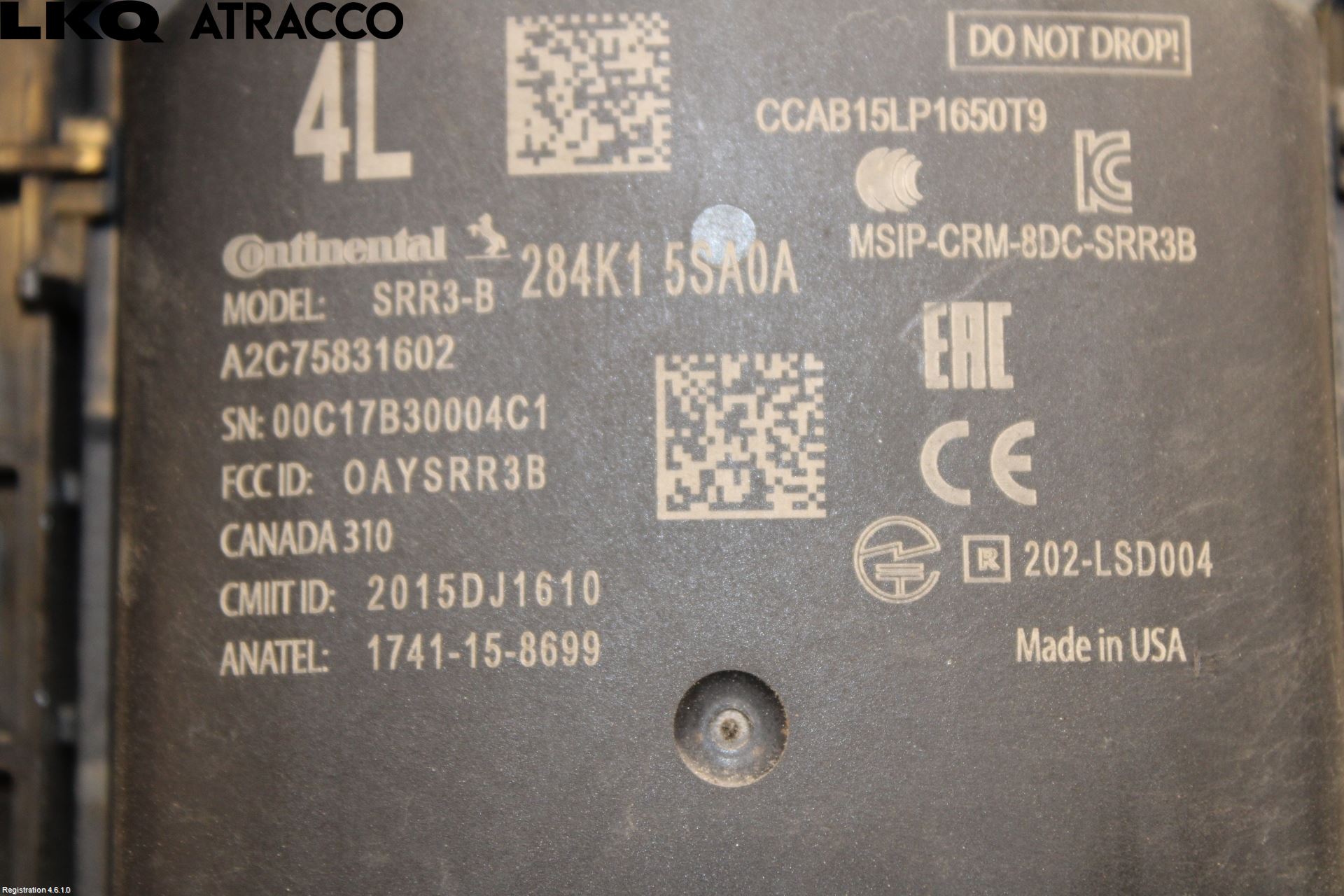 Nissan LEAF 18- Sensor Kollisjonsbeskyttelse