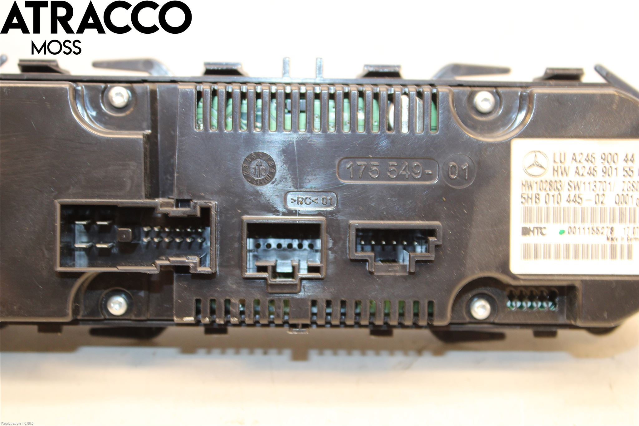Mercedes-Benz MB B-KLASS (W246/W242) 12-19 Varme Ac Betjening-Display