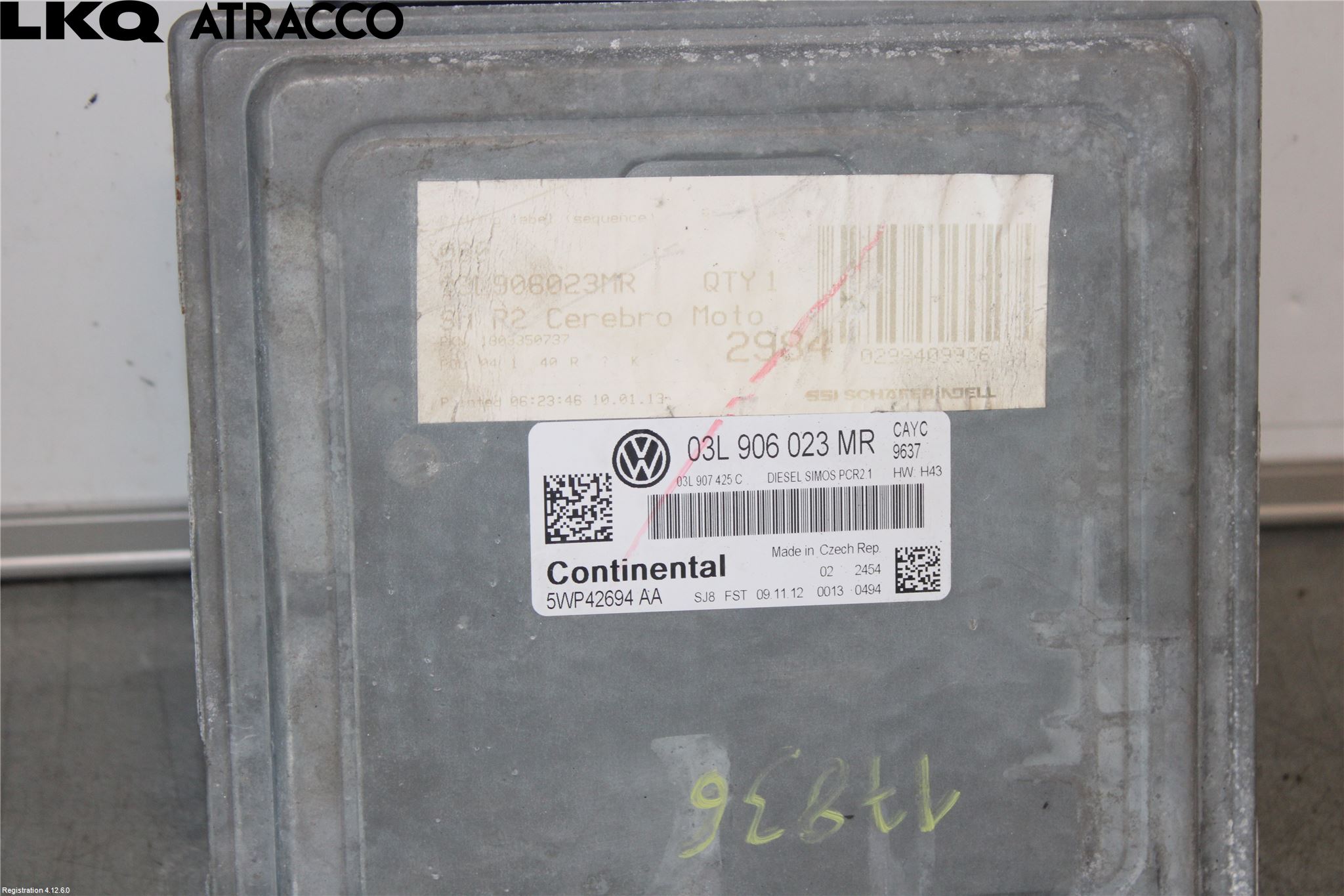 Volkswagen VW GOLF VI 09-13 Styreenhet Innsprøytning