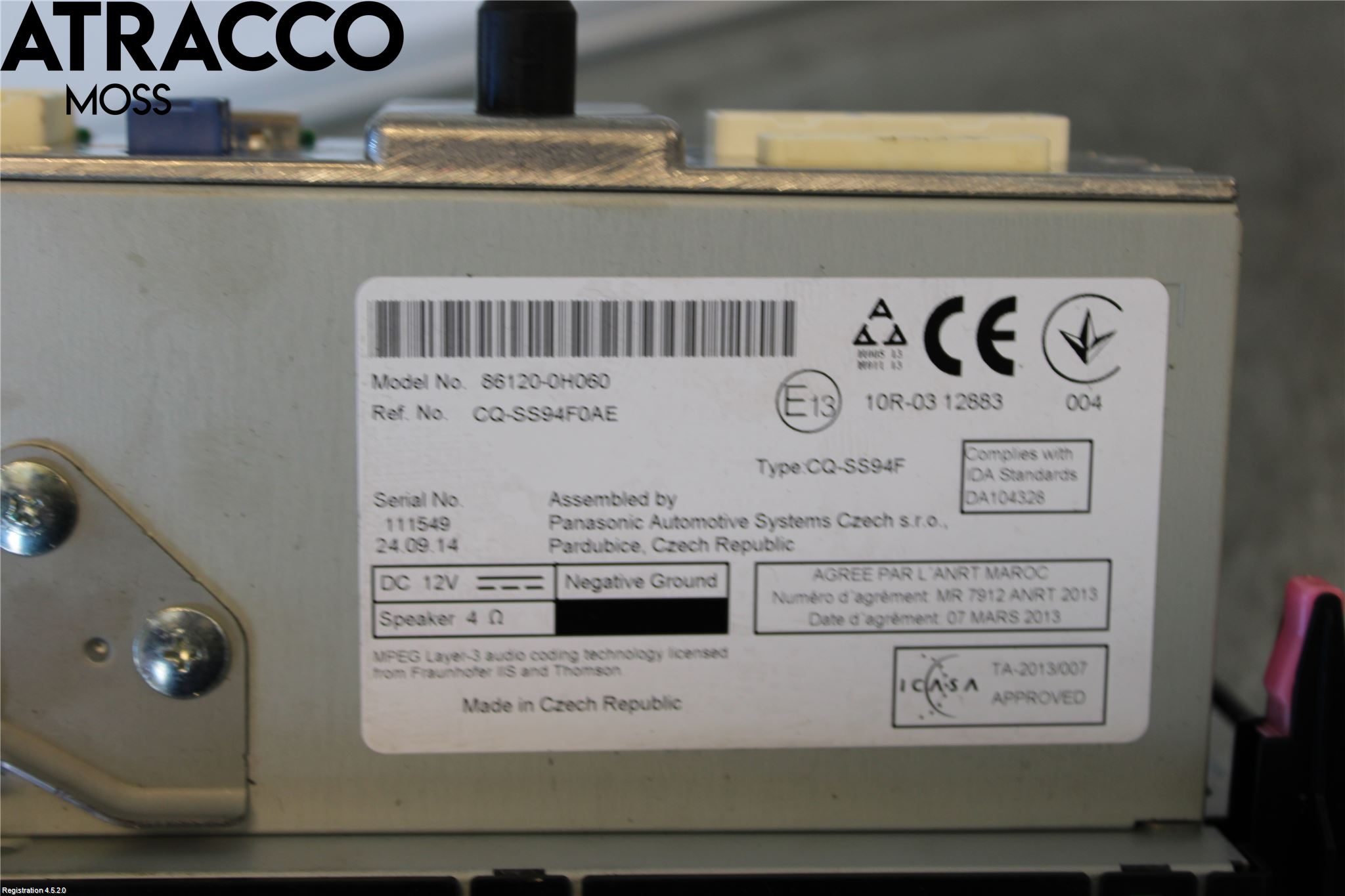 Peugeot 108 15-22 Stereo Radio