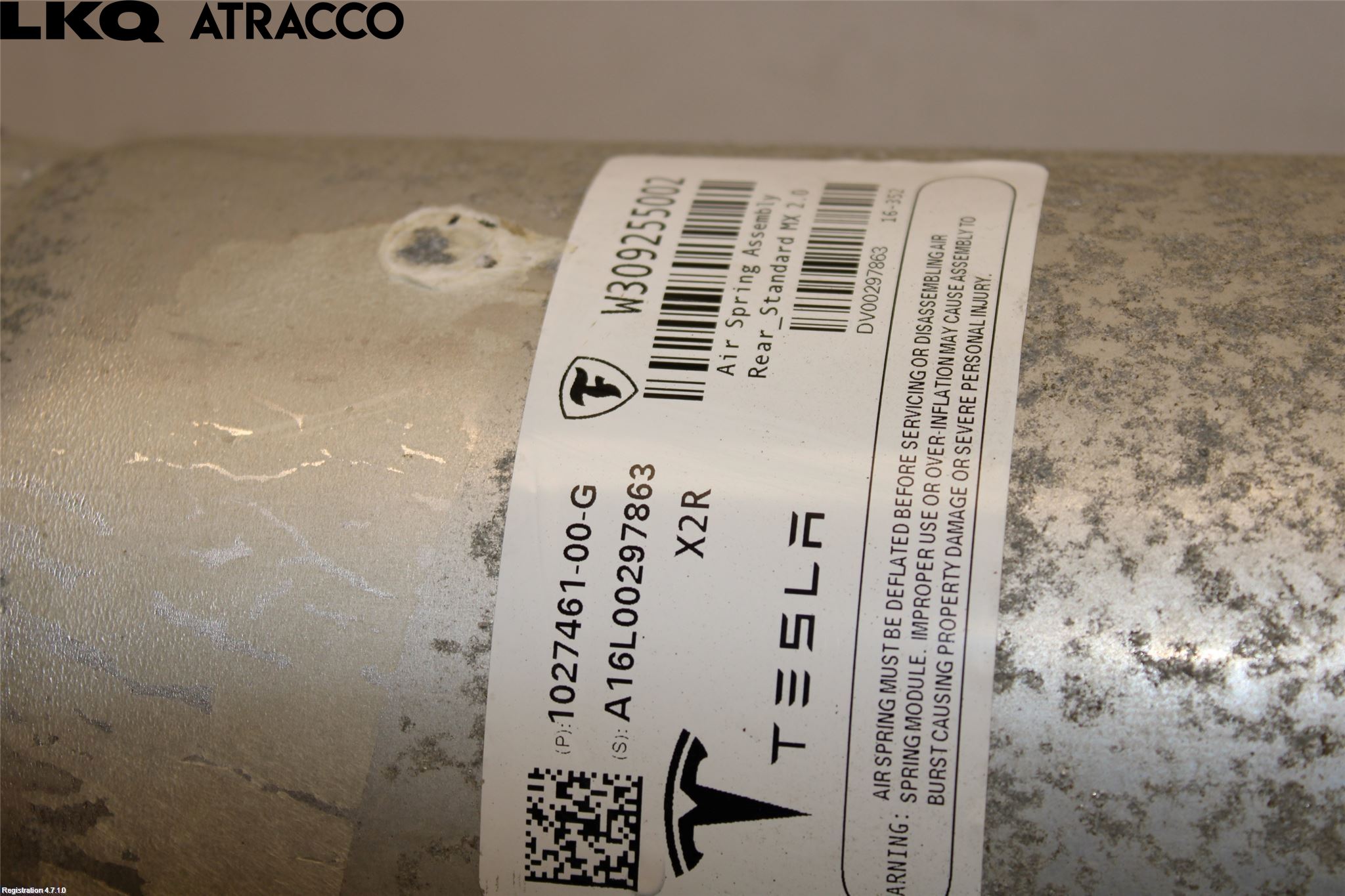 Tesla MODEL X 16- Fjærbein Bak Venstre