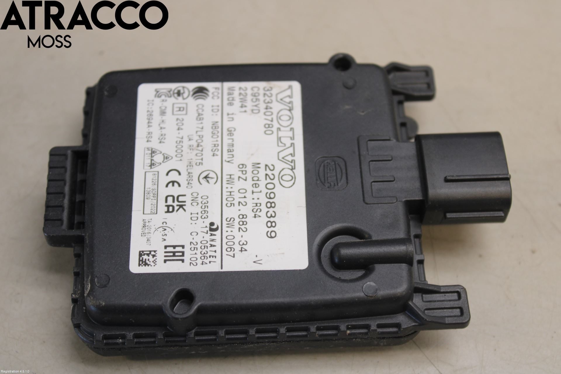 Volvo XC40/RECHARGE 18- Sensor Regnsensor