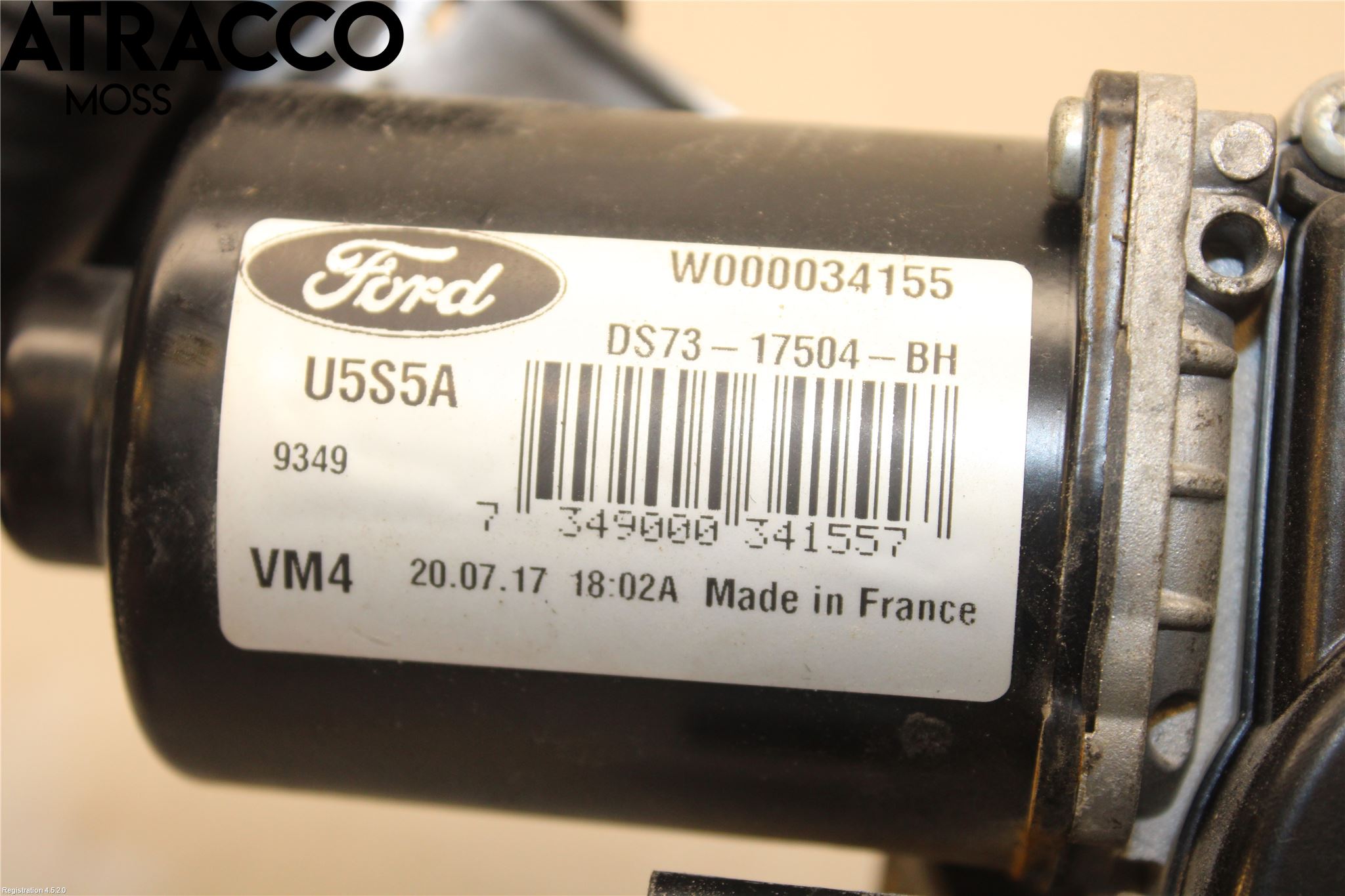 Ford MONDEO 15-22 Viskermotor Frontrute