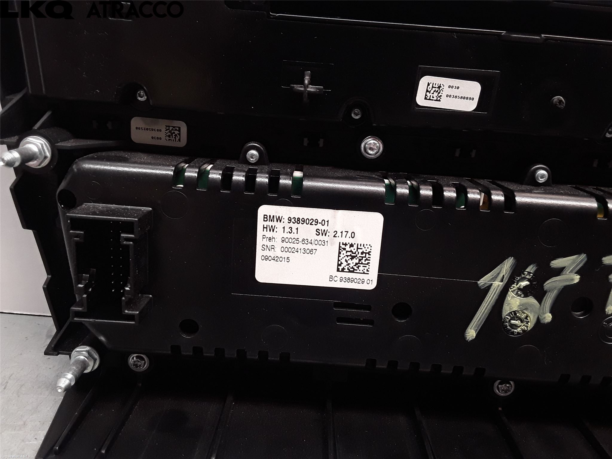 BMW 5 F10/F11/F18 09-17 Varme Ac Betjening-Display