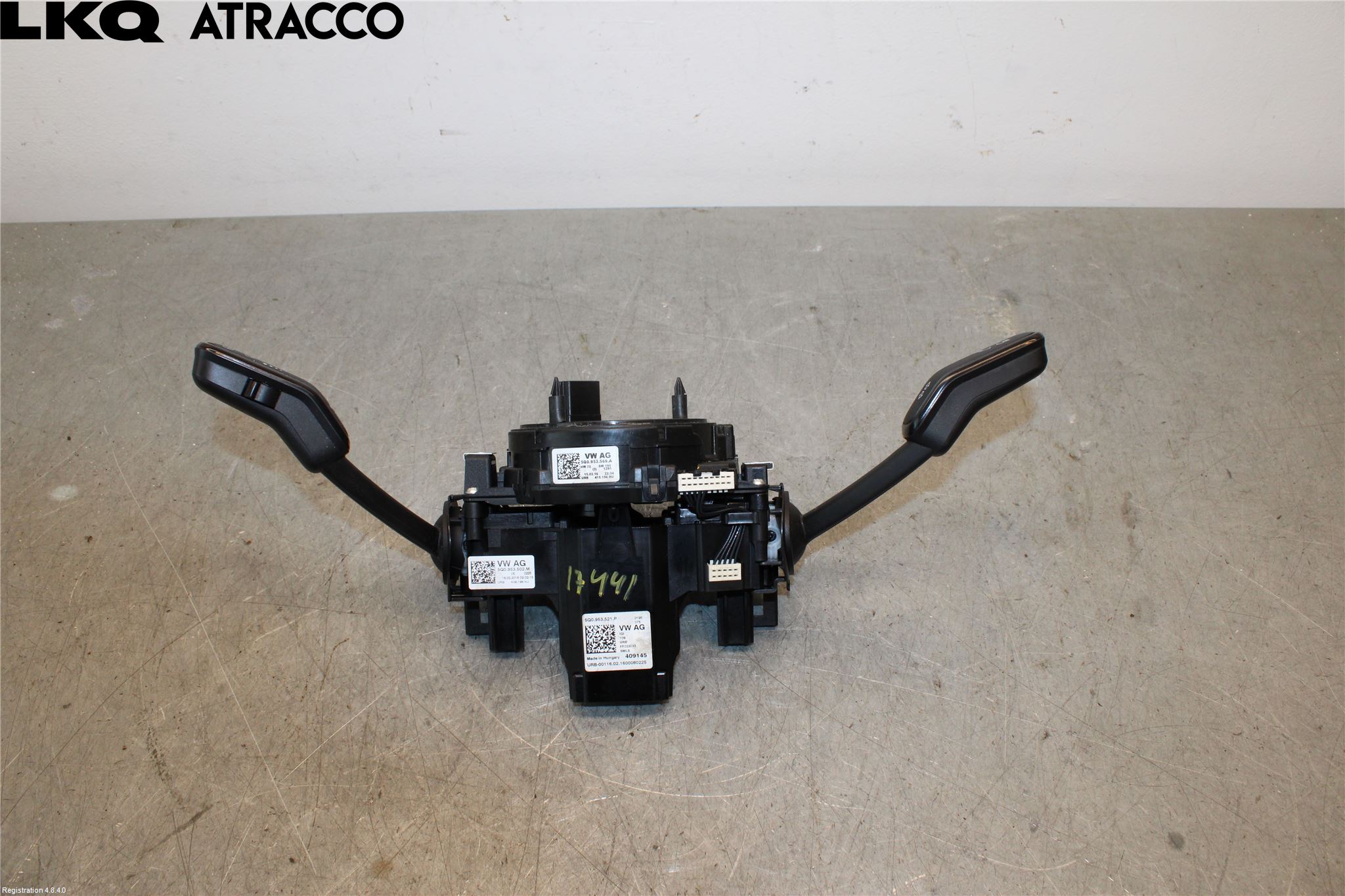 Volkswagen VW GOLF / E-GOLF VII 13-20 Bryter Ratt Kombi H Og V