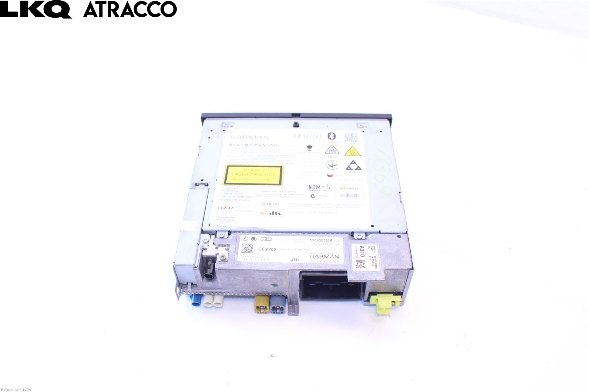 Volkswagen VW GOLF / E-GOLF VII 13-20 Stereo Radio