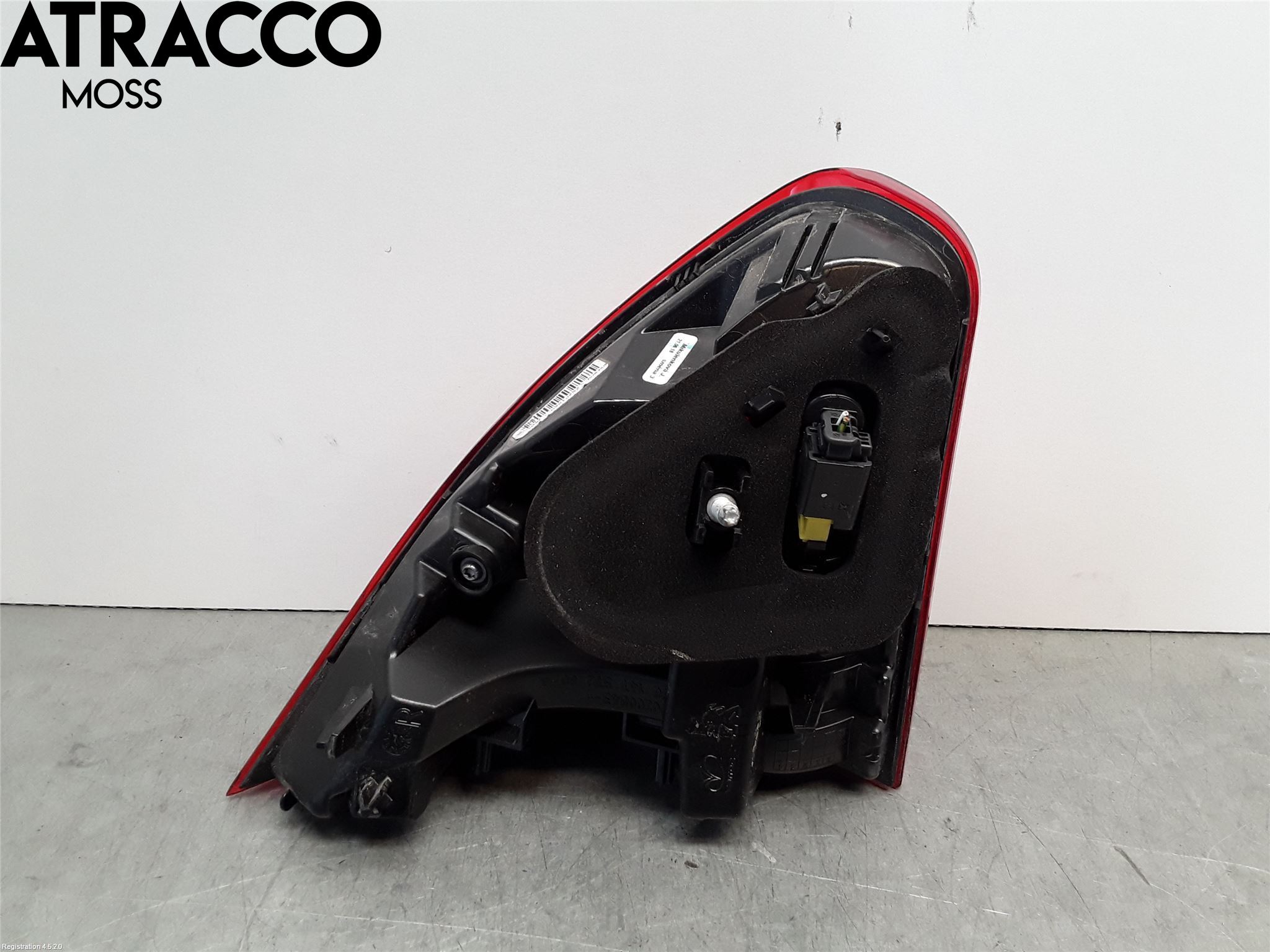 Peugeot 2008 13-20 Baklykt Høyre  På Luke(Indre)