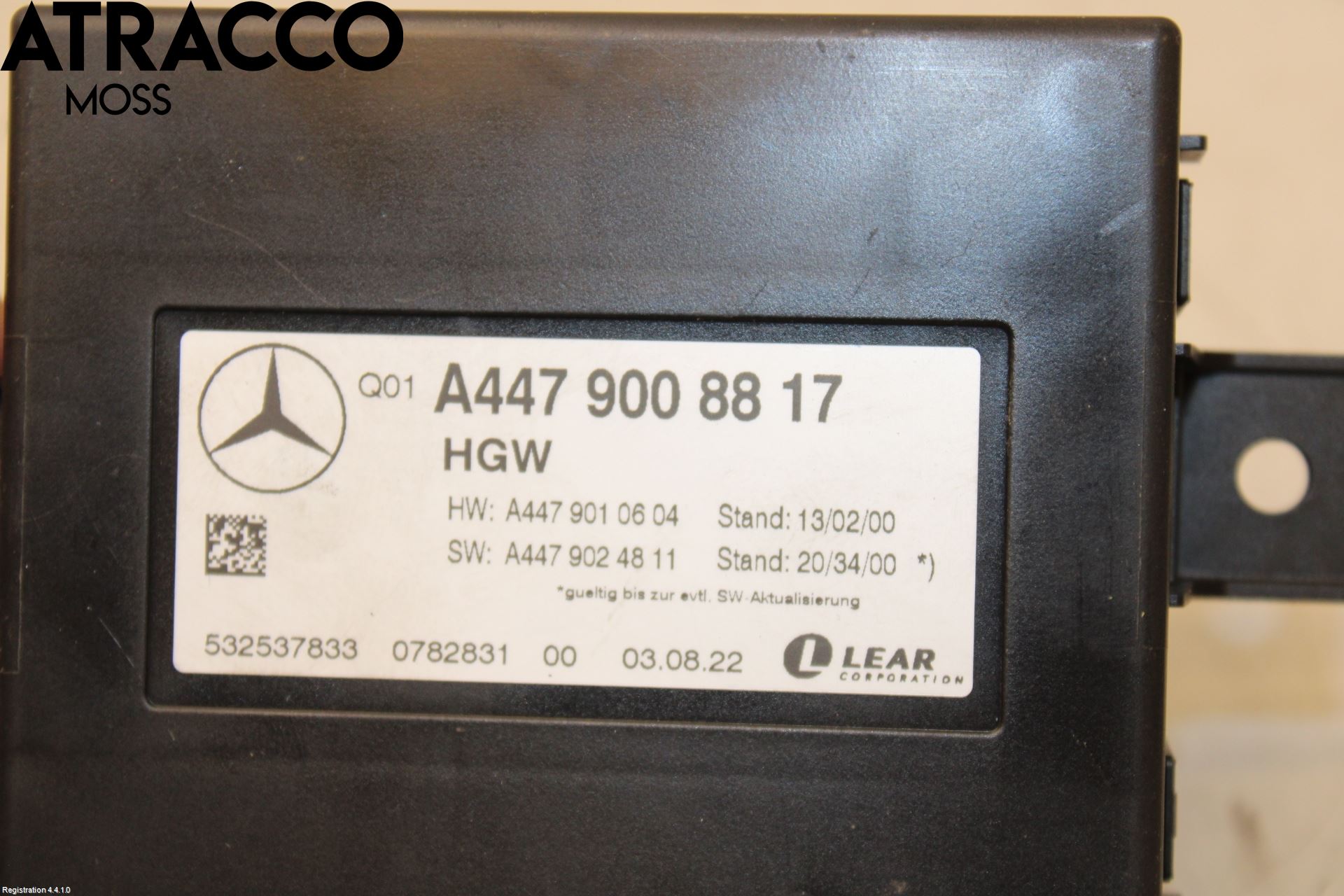 Mercedes-Benz MB EQV (447) 21- Styreenhet Øvrig