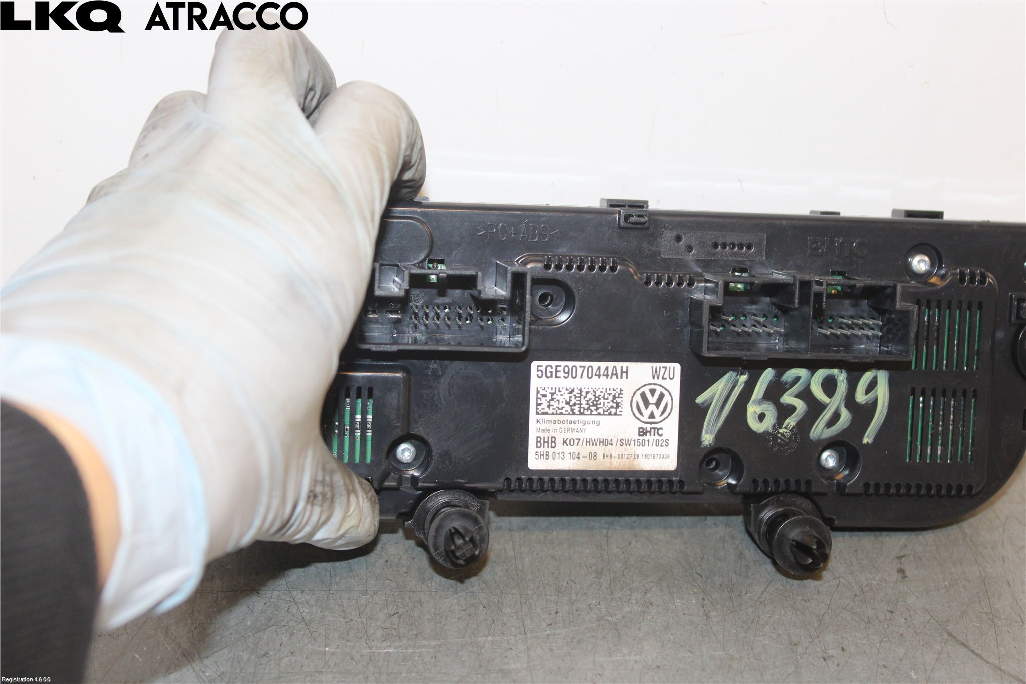 Volkswagen VW GOLF / E-GOLF VII 13-20 Varme Ac Betjening-Display