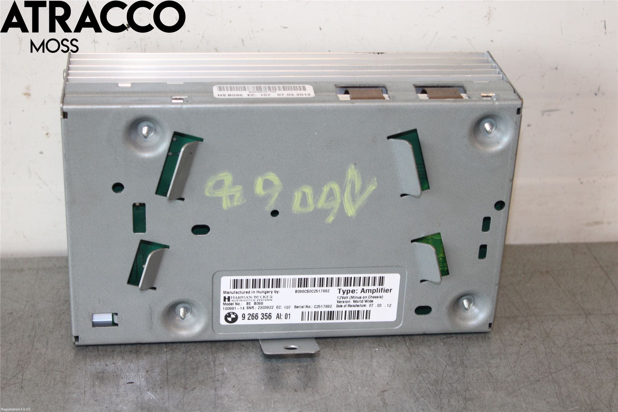 BMW 5 F10/F11/F18 09-17 Stereo Forsterker