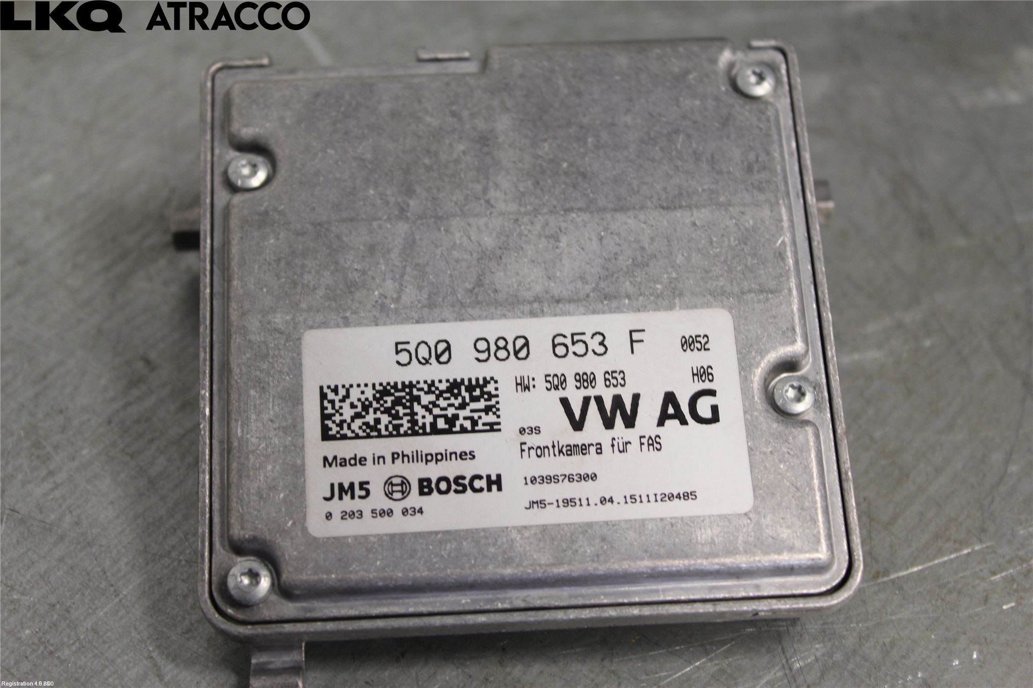 Volkswagen VW GOLF / E-GOLF VII 13-20 Sensor Kollisjonsbeskyttelse