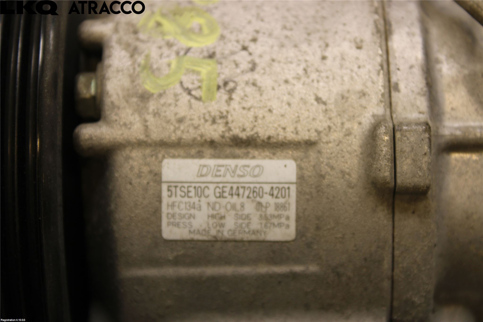 Toyota YARIS XP130 12-14 Varme Ac Kompressor