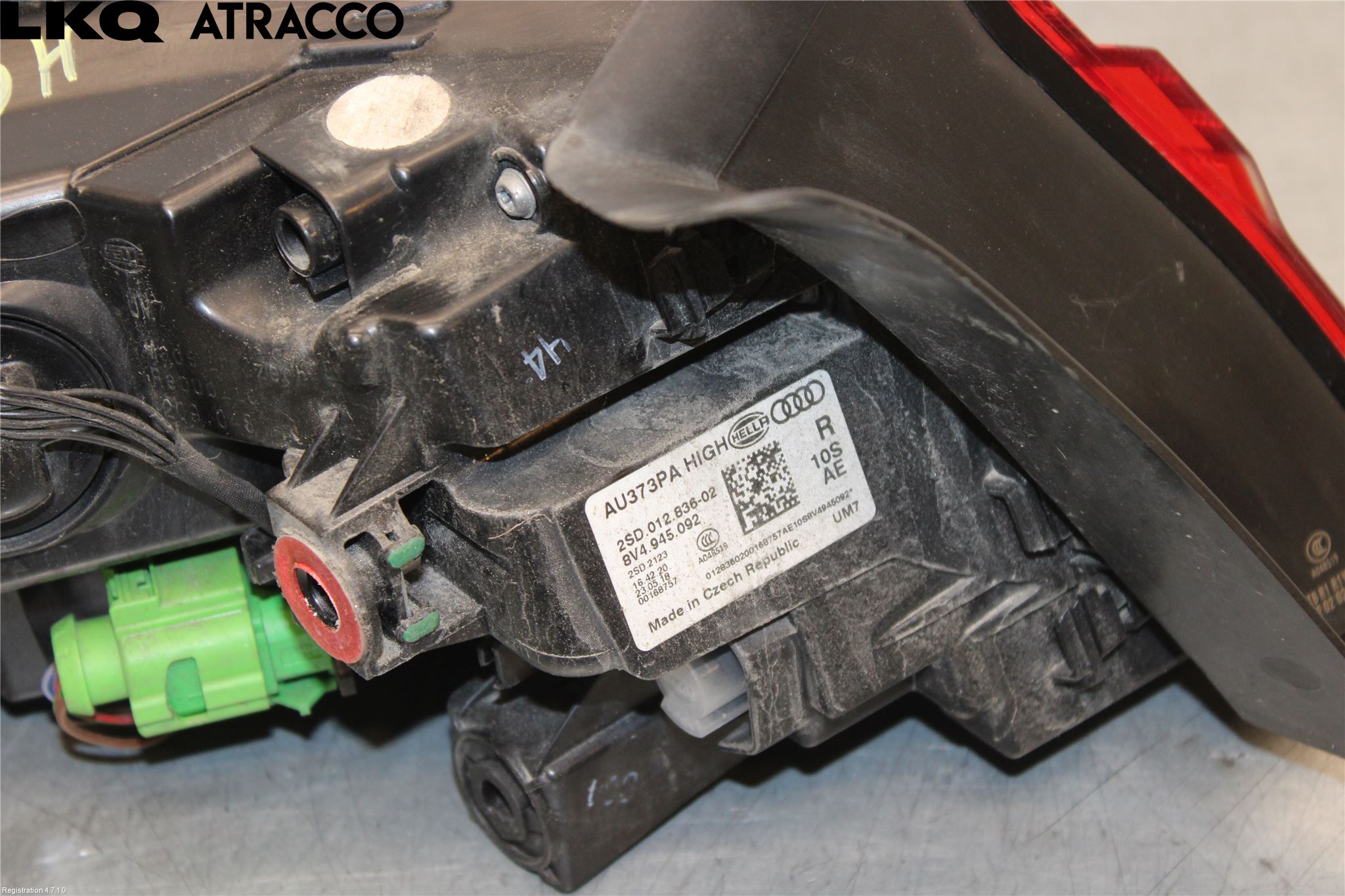 Audi A3/S3 8V 13-20 Baklykt Høyre