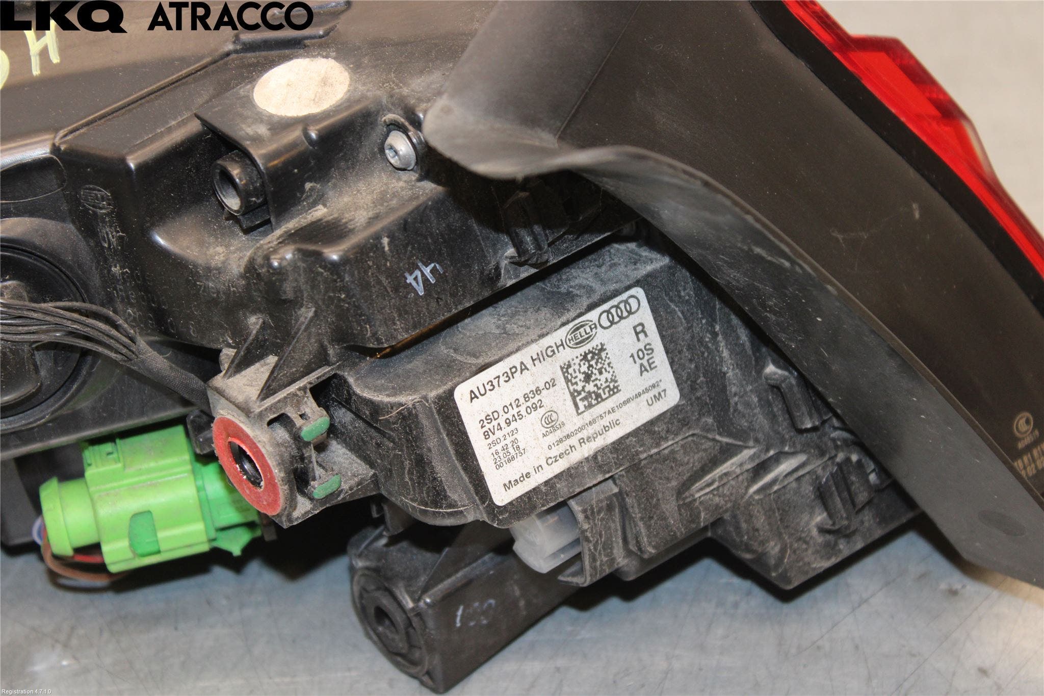 Audi A3/S3 8V 13-20 Baklykt Høyre