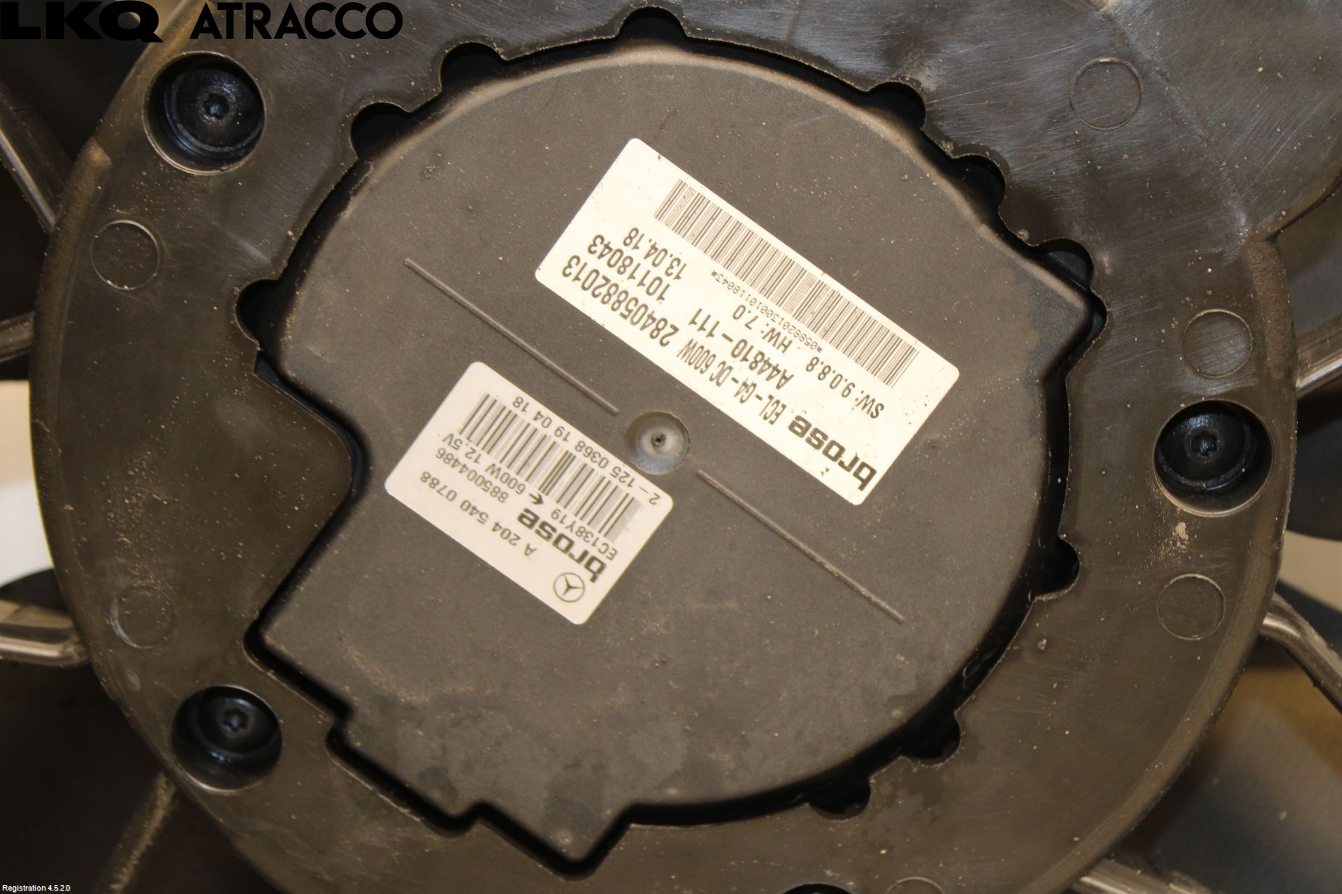 Mercedes-Benz MB E-KLASS (W212) 09-16 Kjølevifte Elektrisk