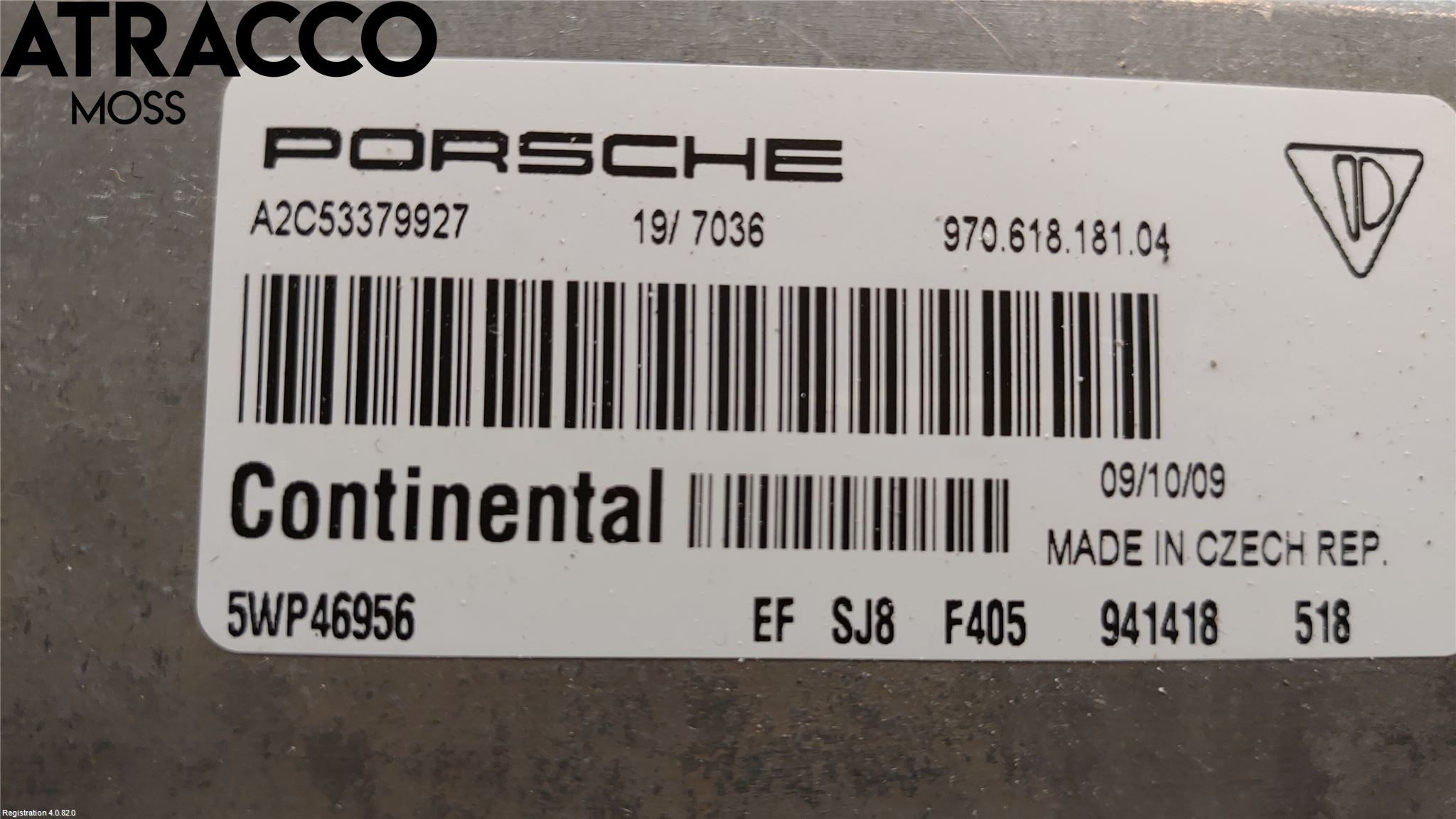 Porsche PANAMERA 09- Styreenhet Øvrig