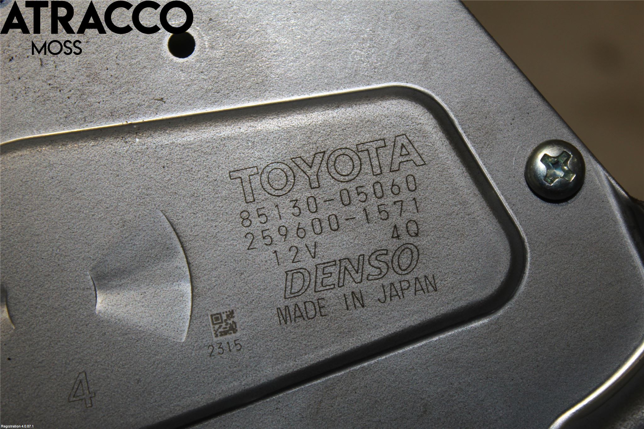 Toyota AVENSIS 09-15 Viskermotor Bakluke