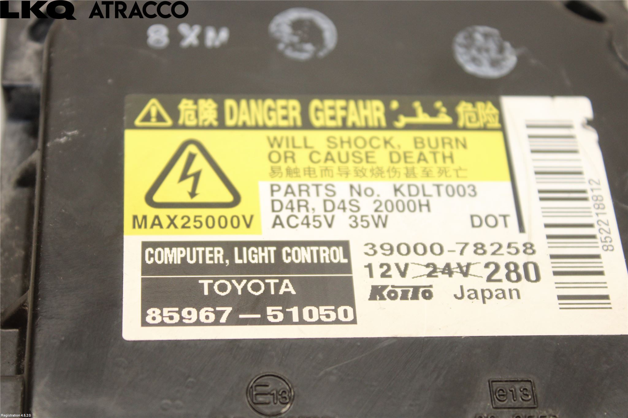 Toyota AVENSIS 09-15 Styreenhet Xenon