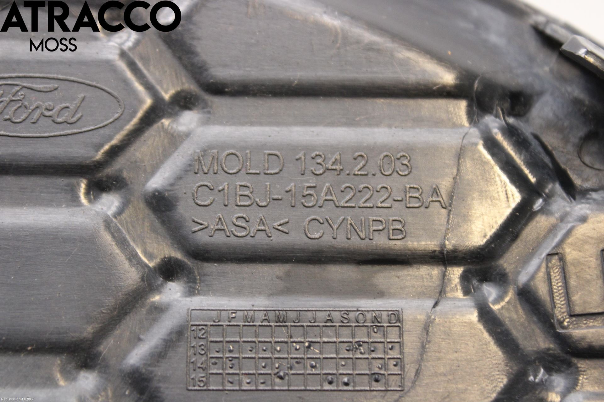 Ford FIESTA 13-17 Frontlykt Kurve-Tåkelys Ramme