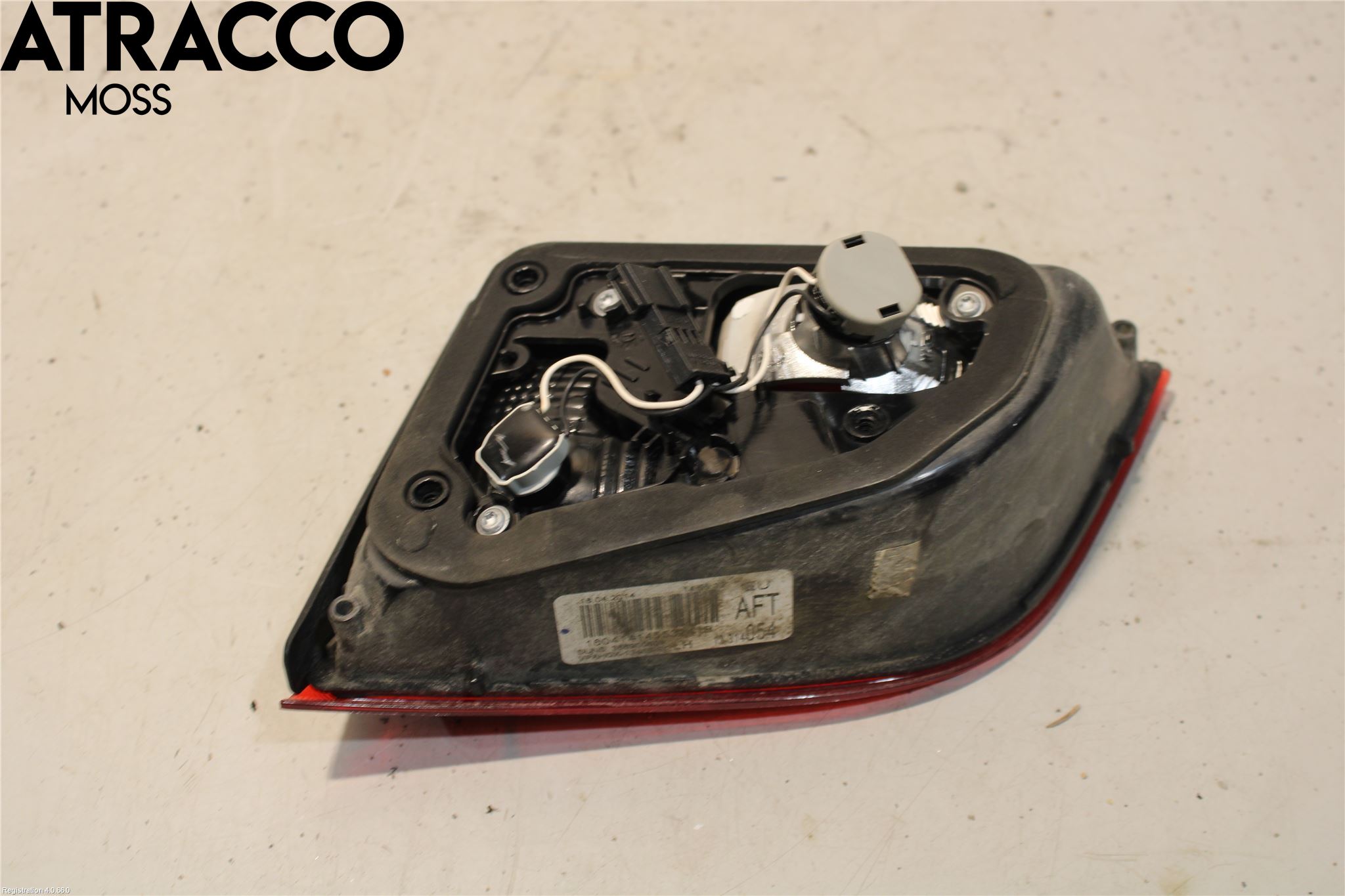 Opel ASTRA J 10-15 Baklykt Venstre  På Luke(Indre