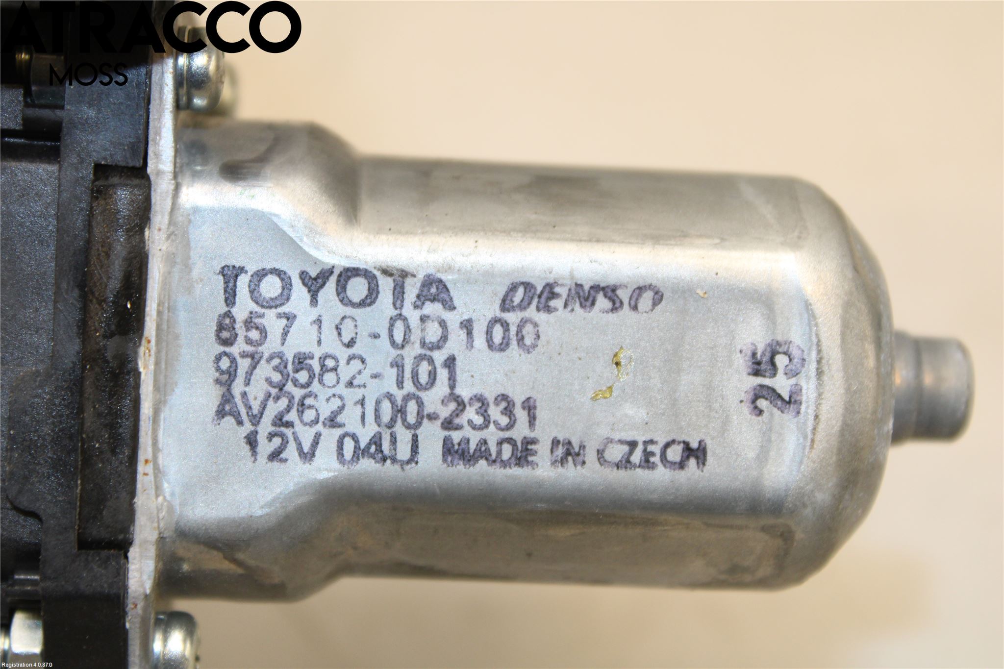 Toyota YARIS XP130 15-20 Vindusheismotor