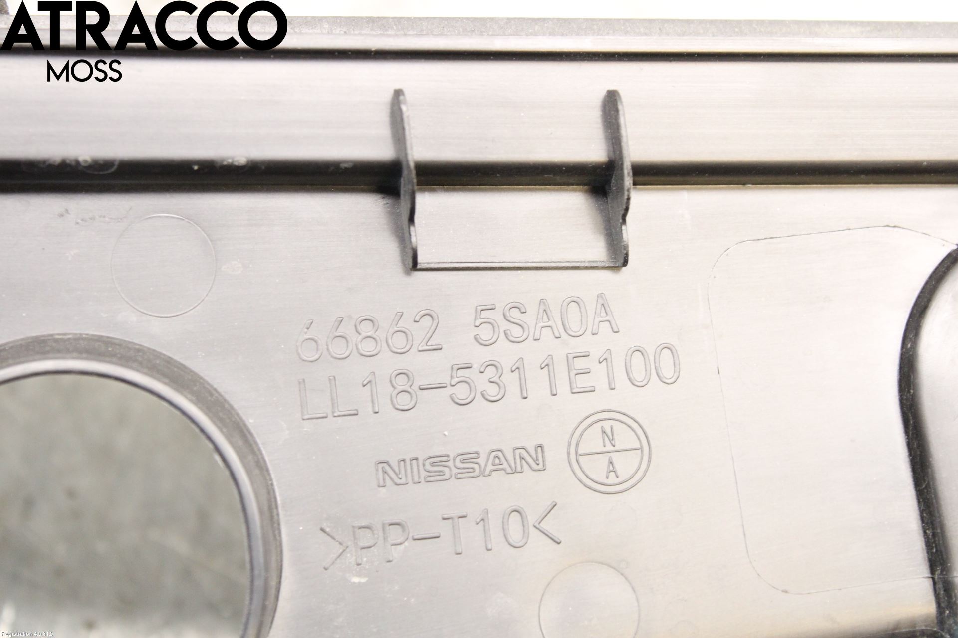 Nissan LEAF 18- Visker Deksel-Grill-Under Frr