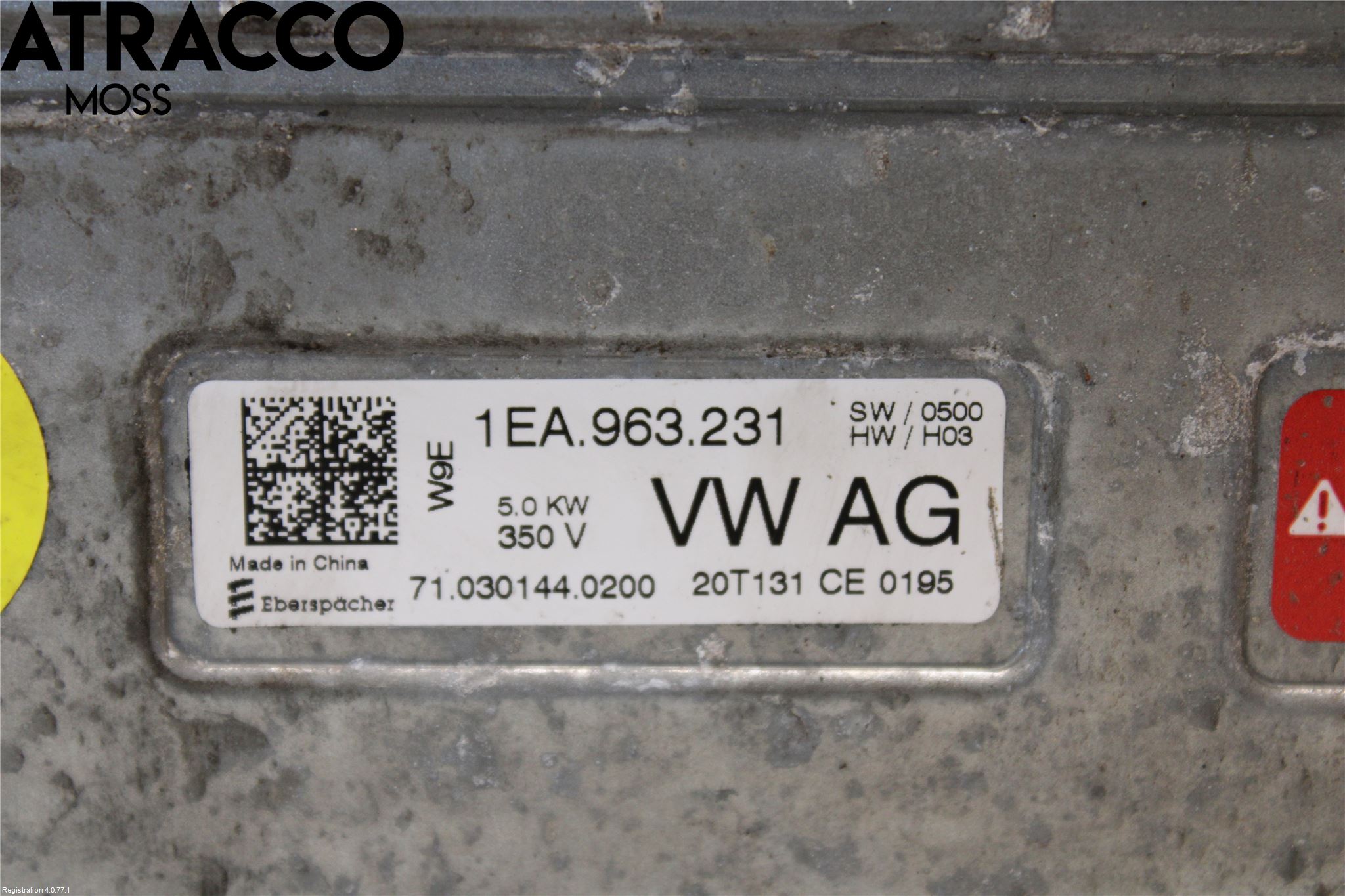 Volkswagen VW ID.3 21- Motorvarmer Elektrisk