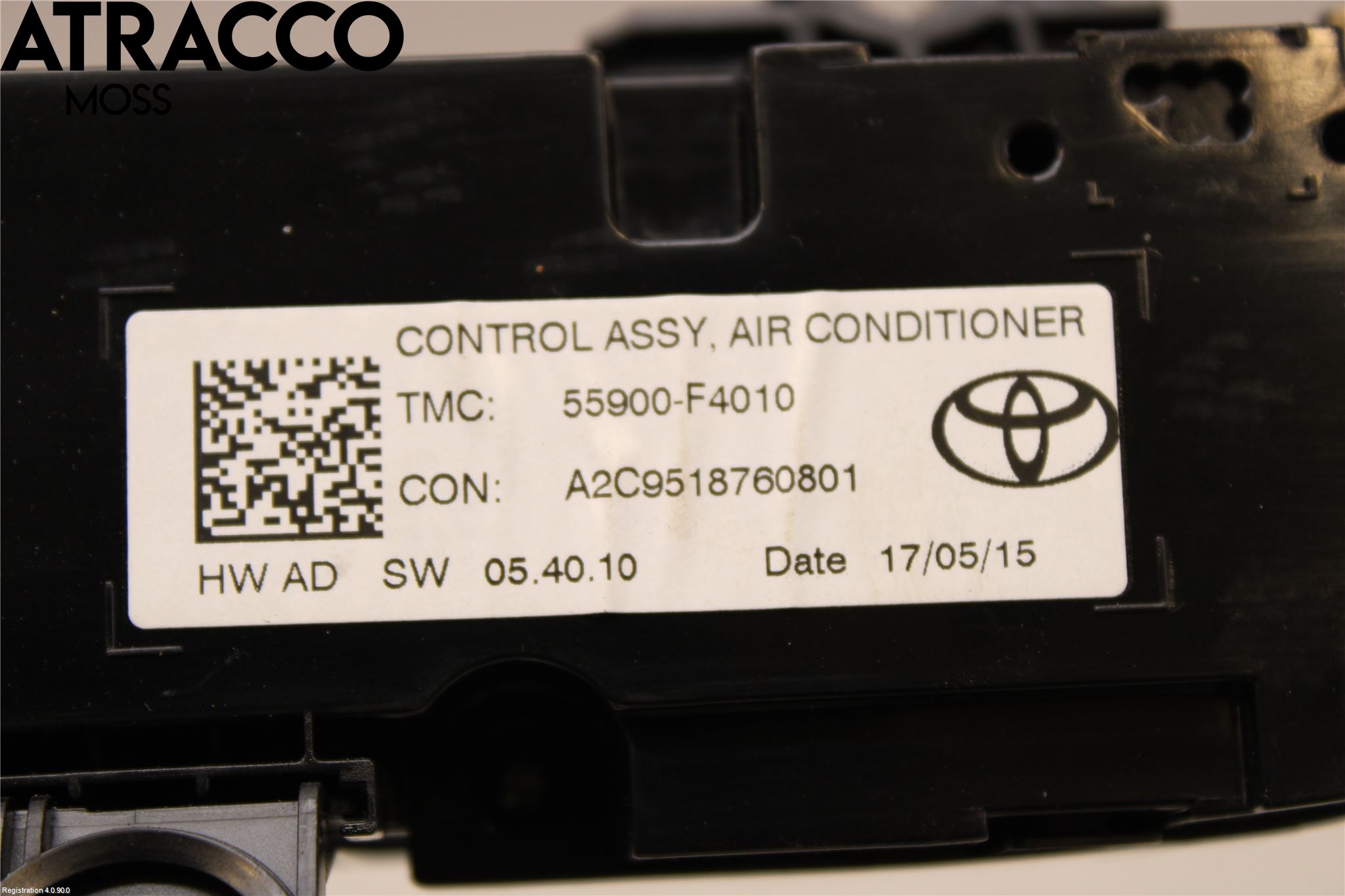 Toyota C-HR 16-23 Varme Ac Betjening-Display