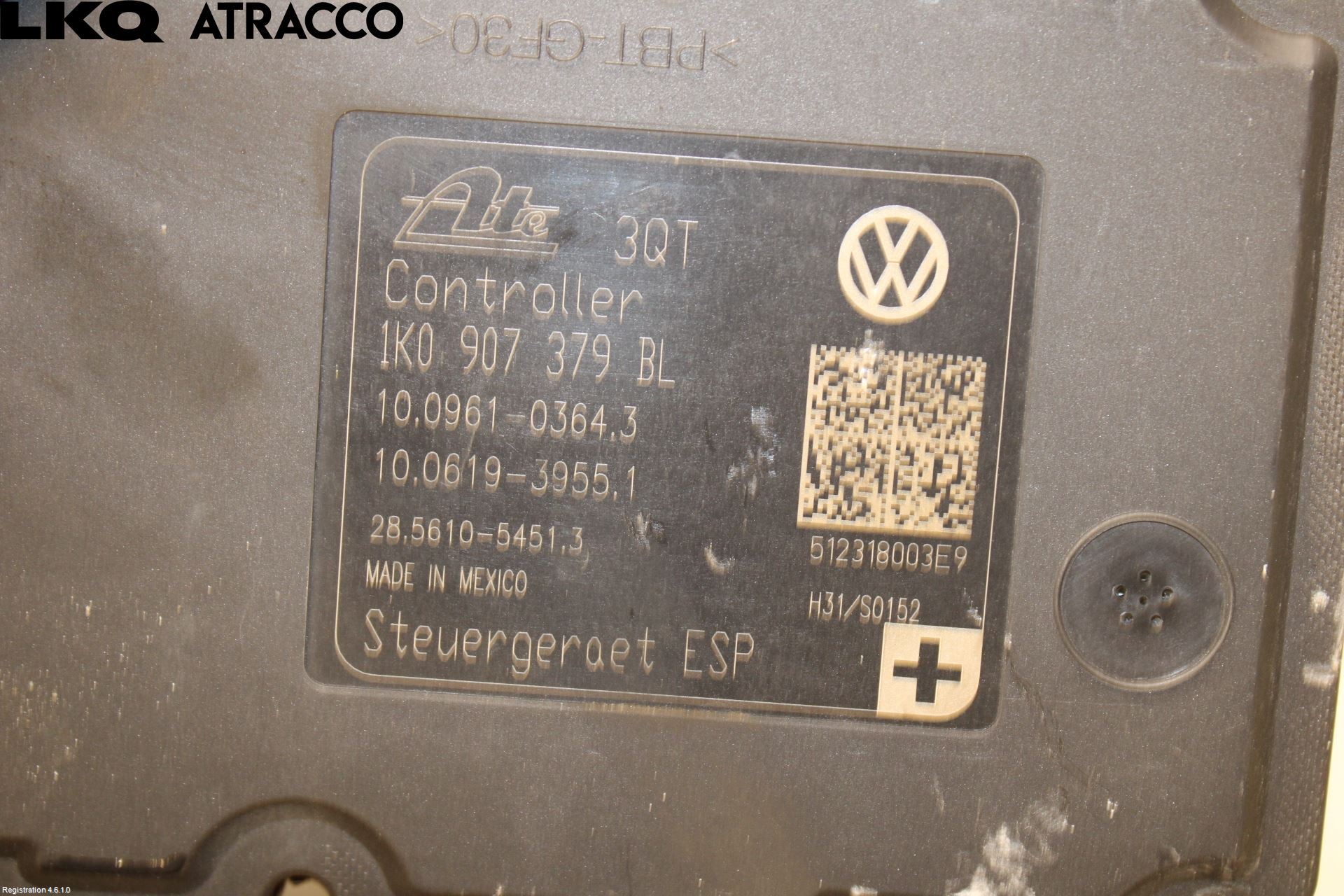 Volkswagen VW GOLF VI 09-13 Abs Hydraulikkaggregat