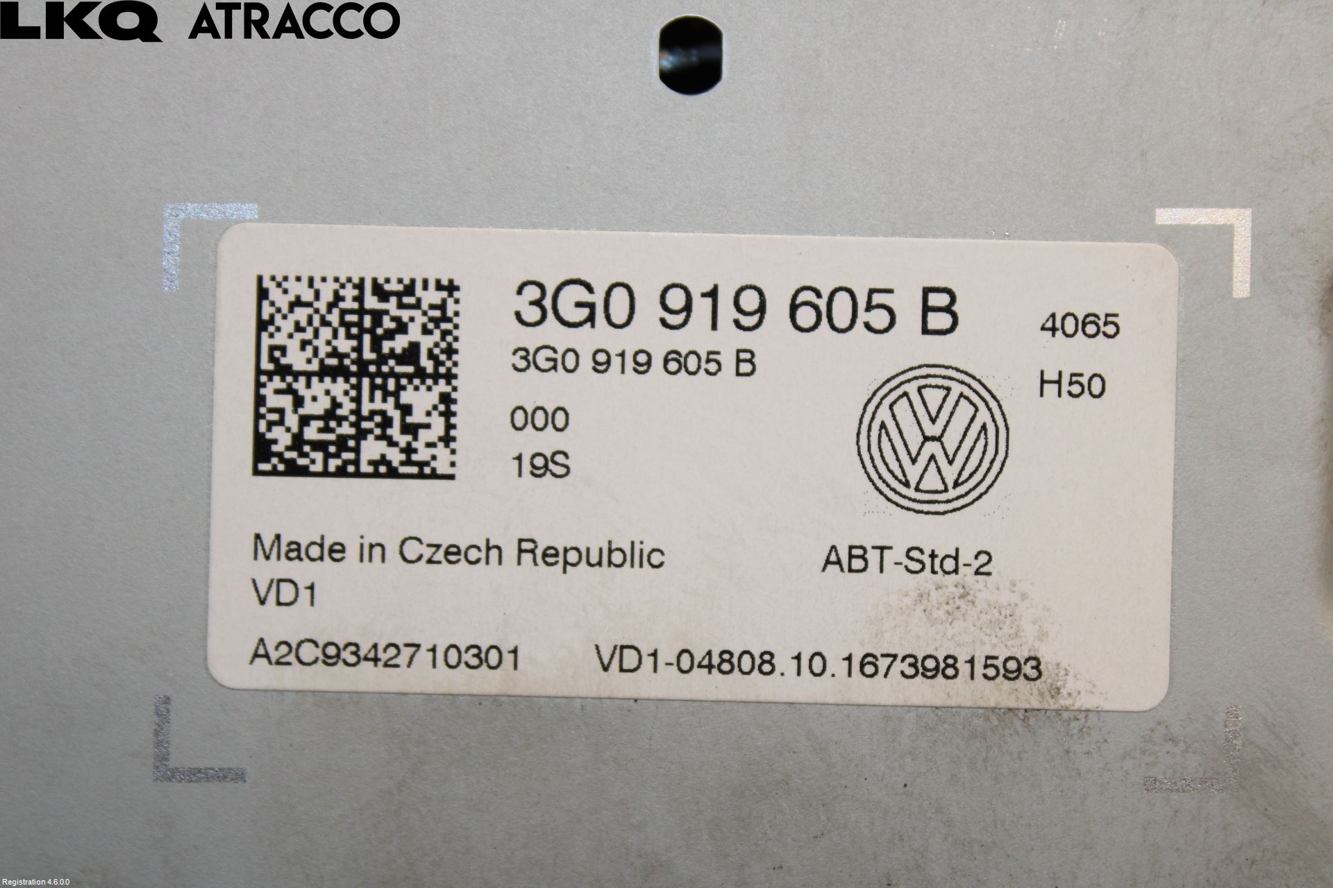 Volkswagen VW PASSAT 15-19 Multifunktionsdisplay