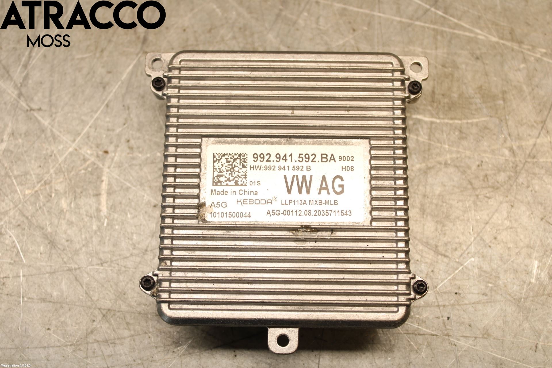 Porsche TAYCAN 20- Styreenhet Xenon