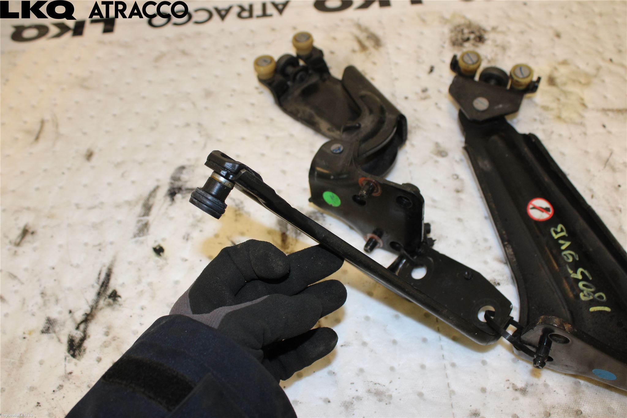 Citroen BERLINGO/E-BERLINGO 19- Skyvedør Hengsel Valser