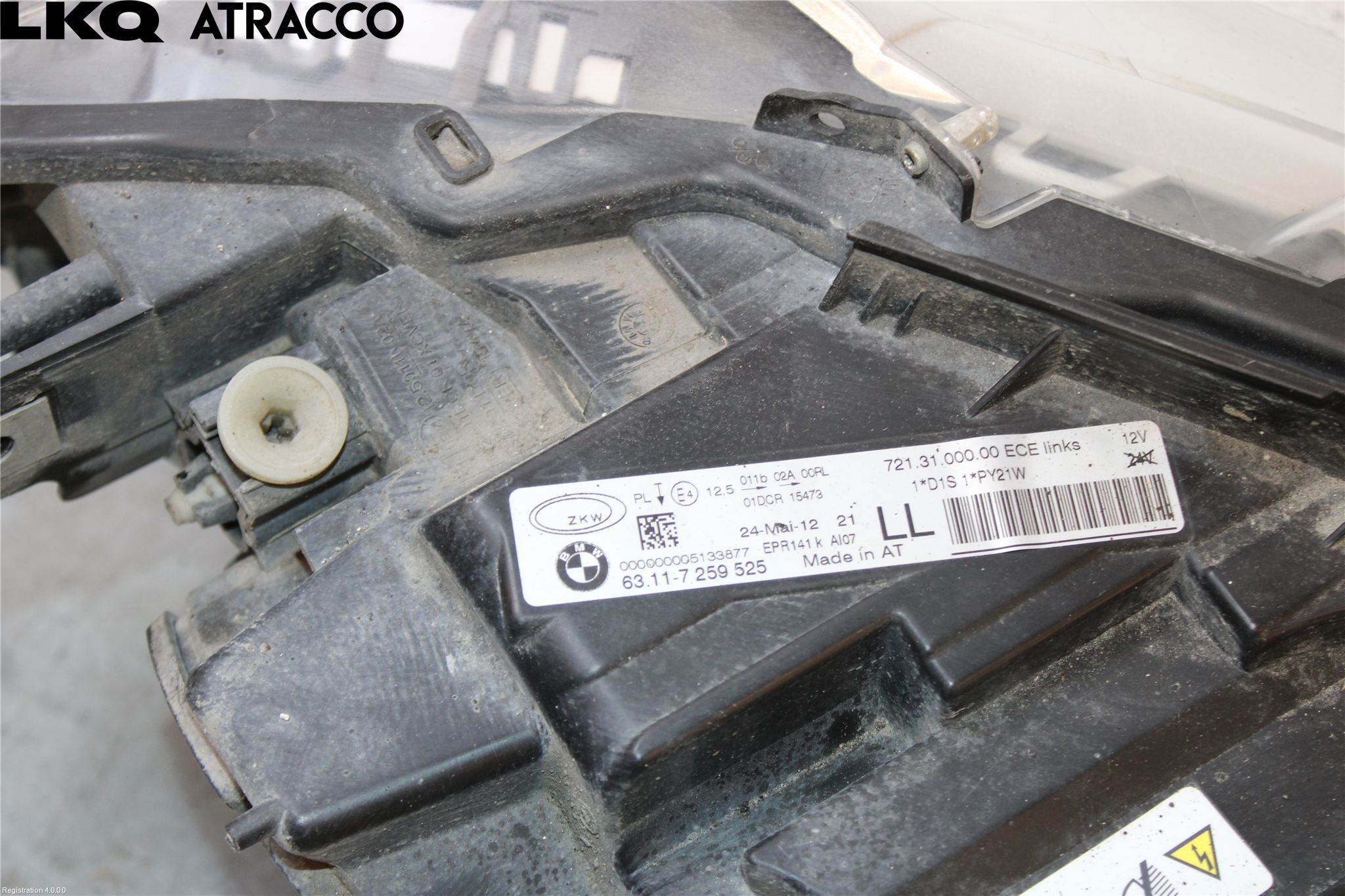 BMW 3 F30/F31/F80 12-19 Frontlykt Venstre
