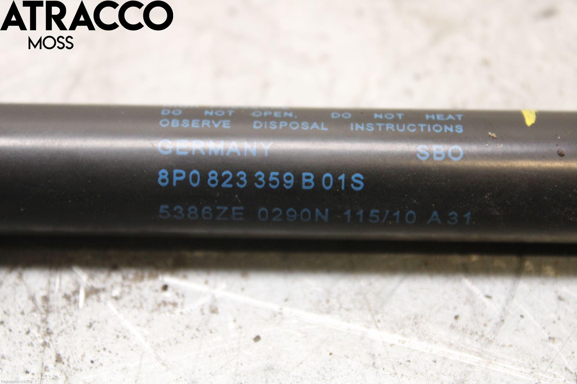 Audi A3/S3 05-13 Panser Demper-Gassfjær